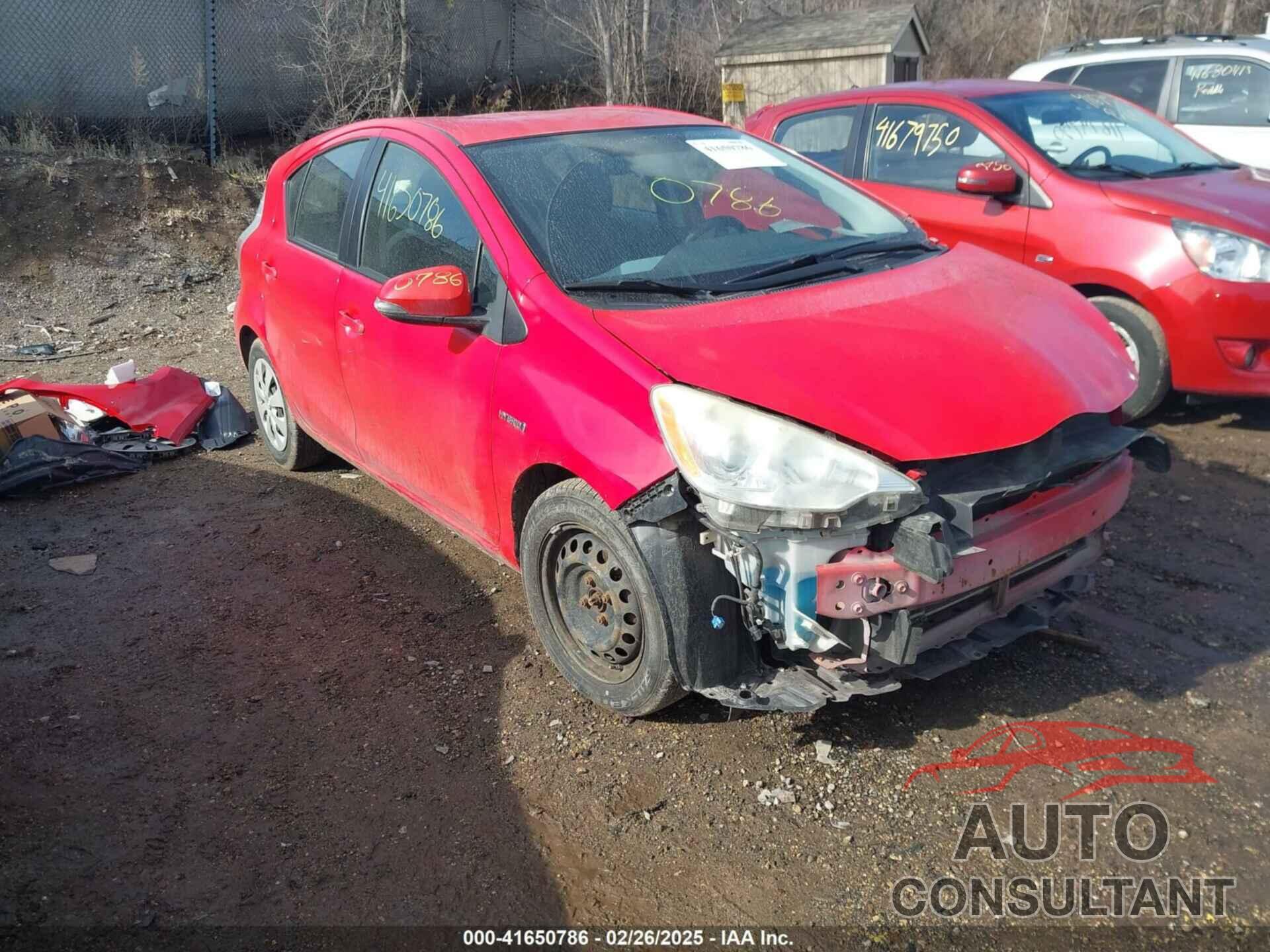 TOYOTA PRIUS C 2012 - JTDKDTB33C1517149