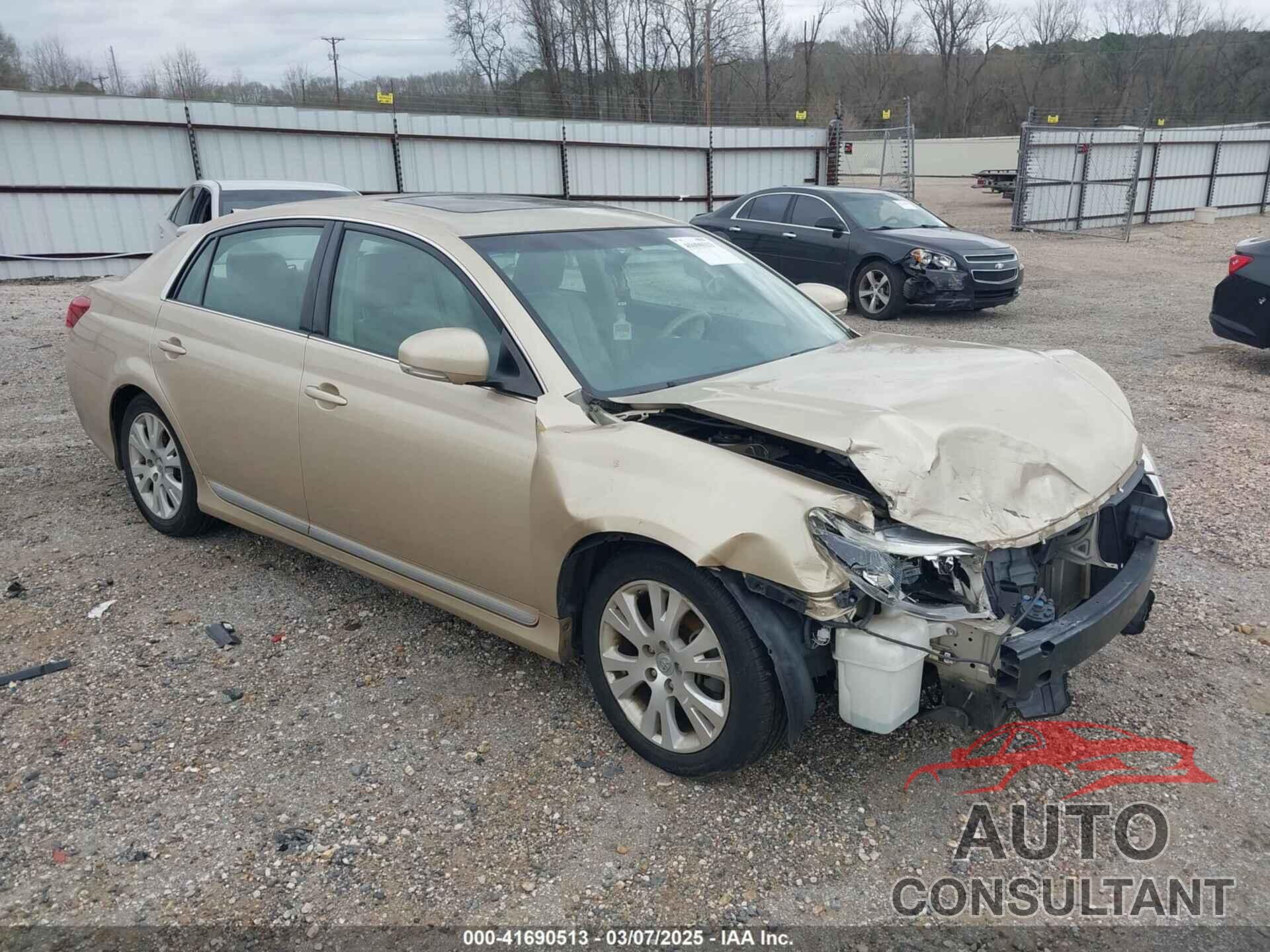 TOYOTA AVALON 2011 - 4T1BK3DBXBU429380
