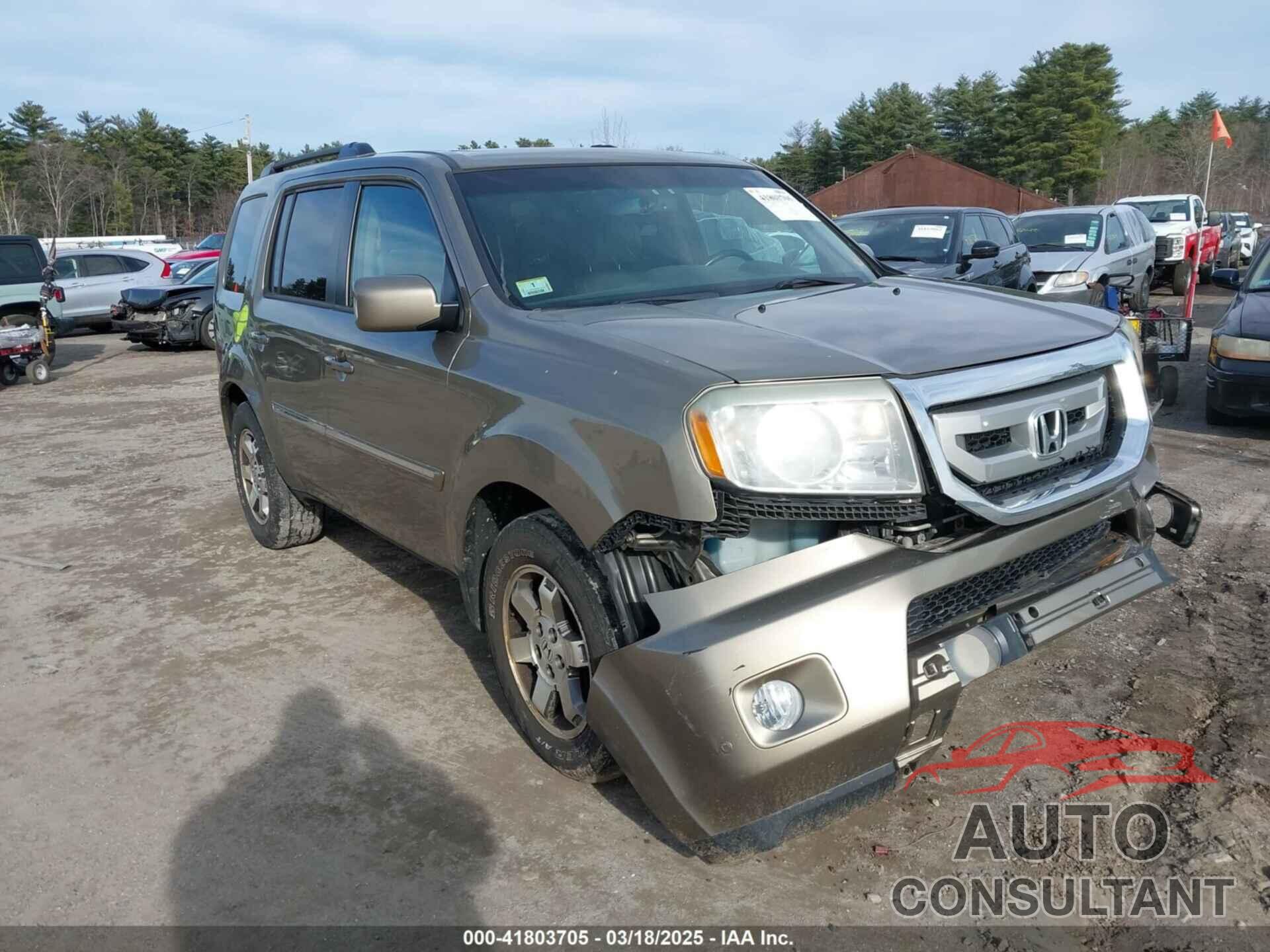HONDA PILOT 2011 - 5FNYF4H9XBB104382