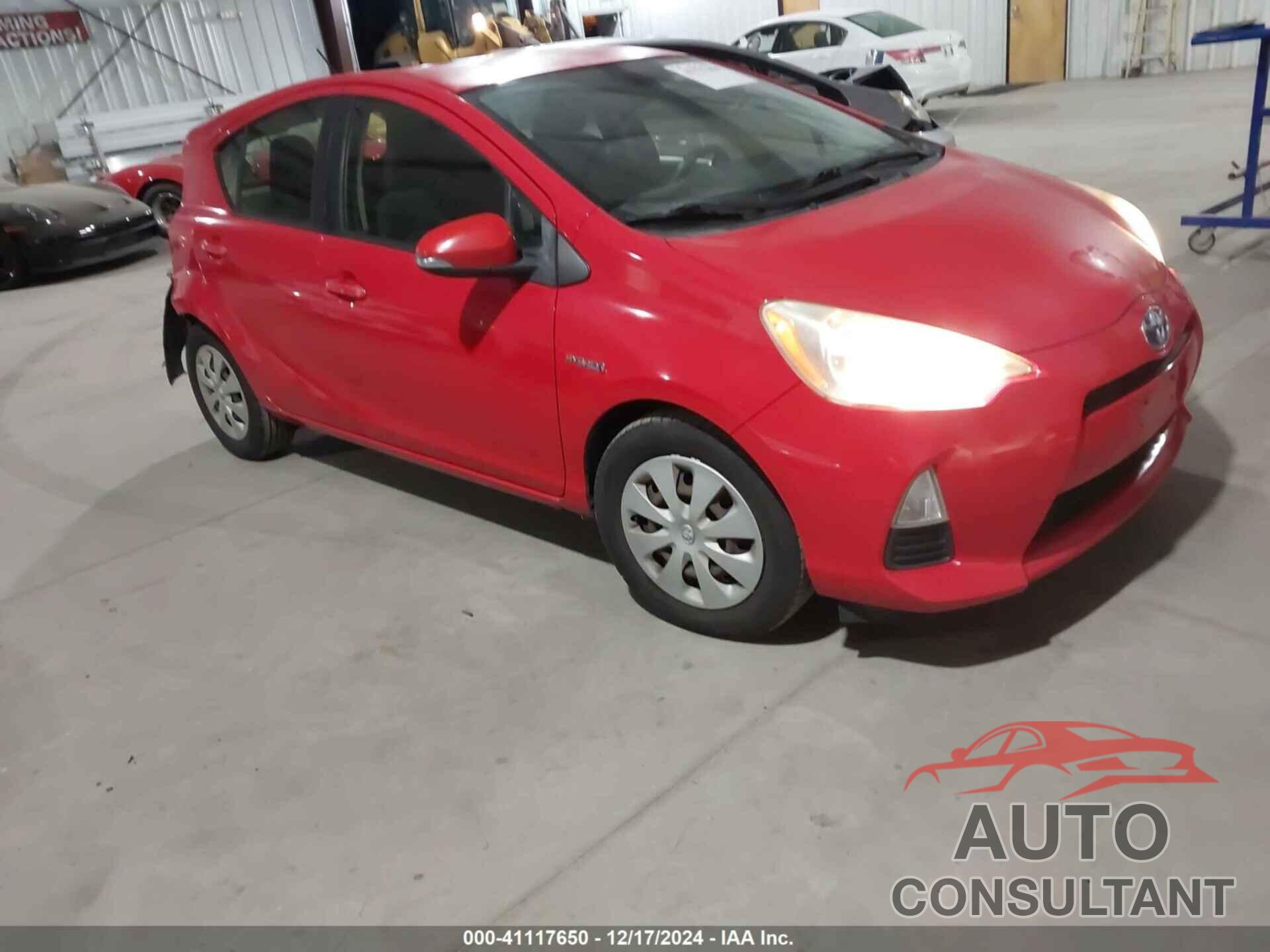 TOYOTA PRIUS C 2013 - JTDKDTB35D1539607