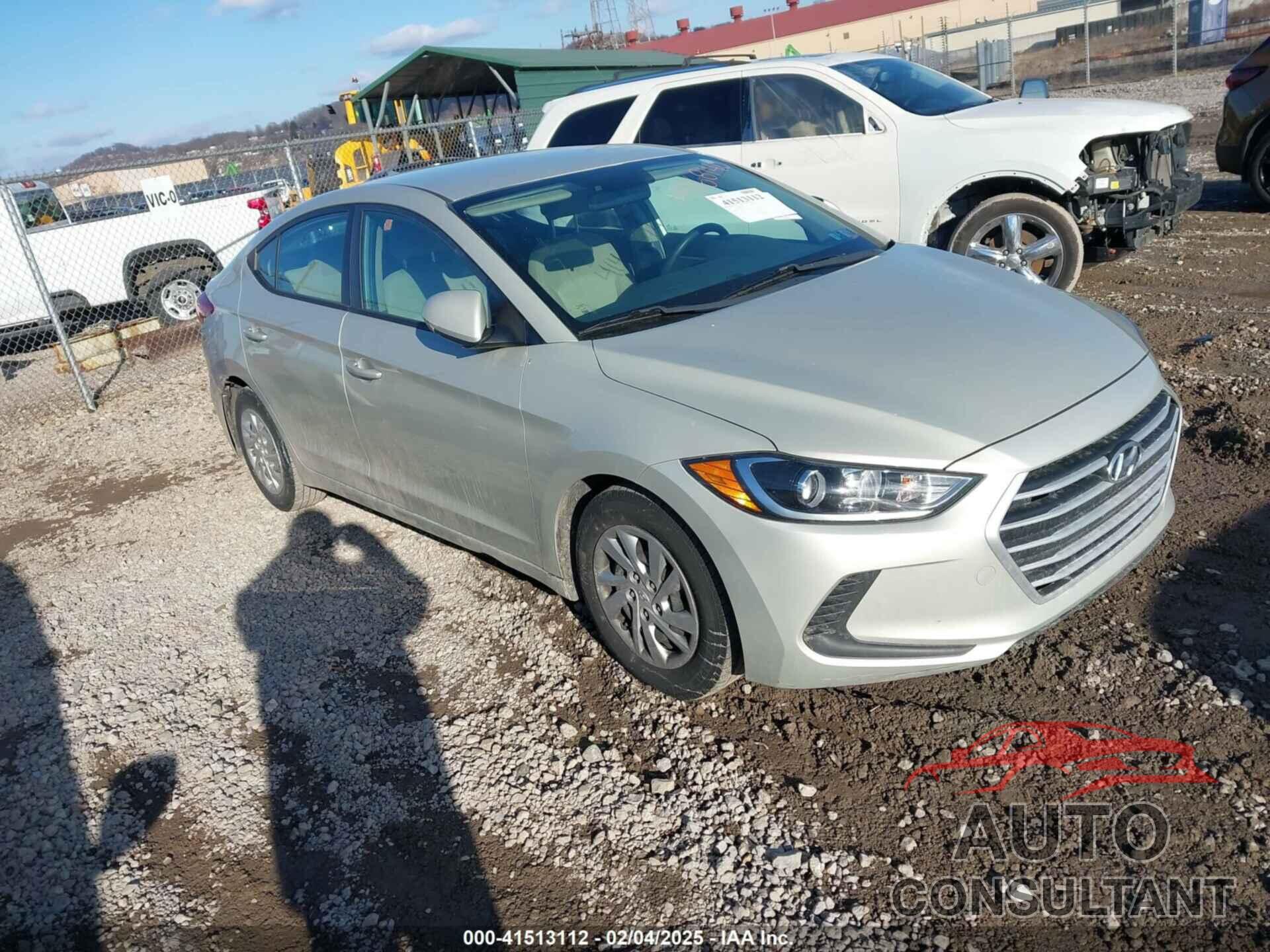 HYUNDAI ELANTRA 2017 - KMHD74LF9HU350103