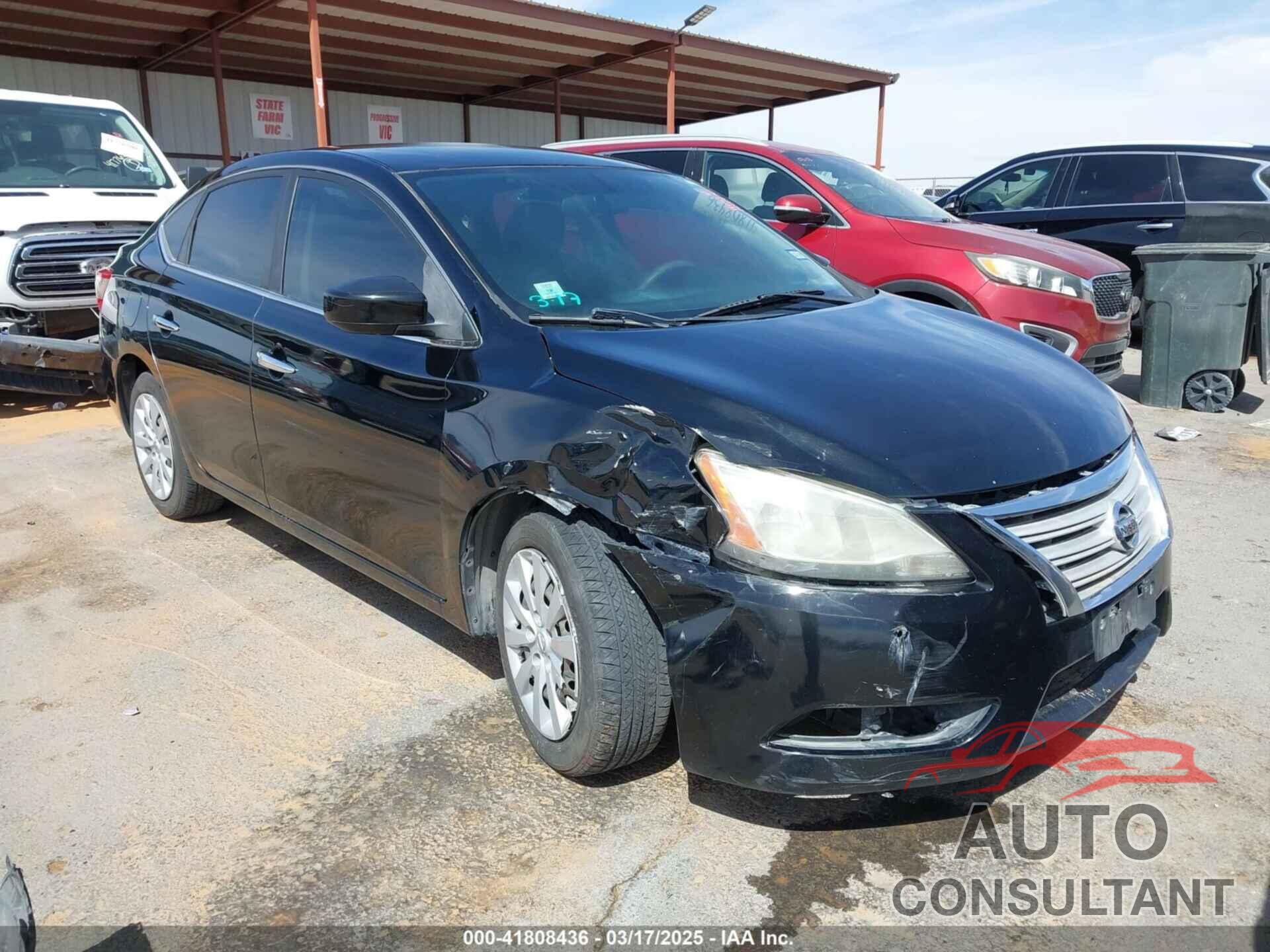 NISSAN SENTRA 2013 - 3N1AB7AP3DL663478