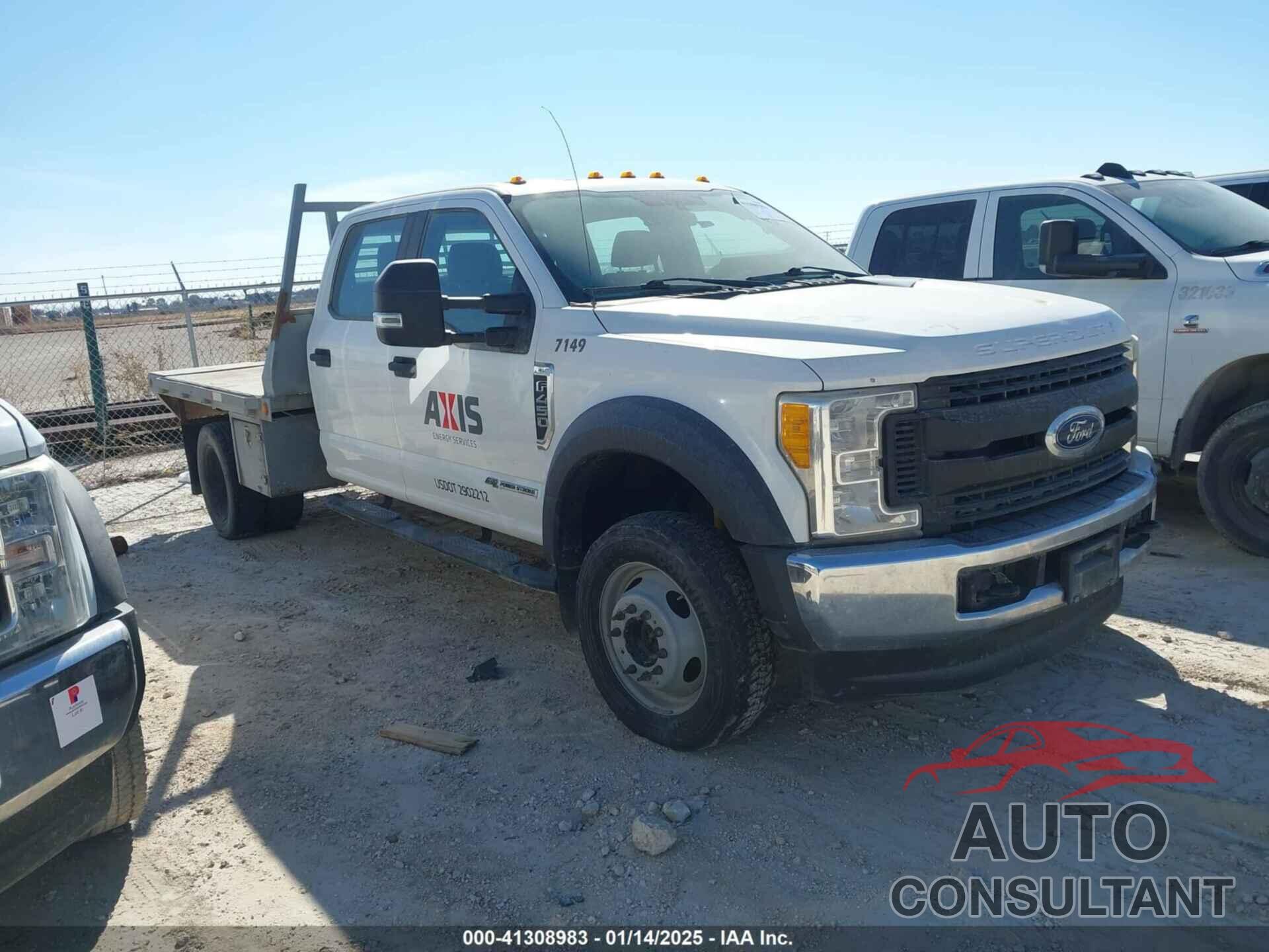 FORD F-450 CHASSIS 2017 - 1FD0W4HT8HEE70274