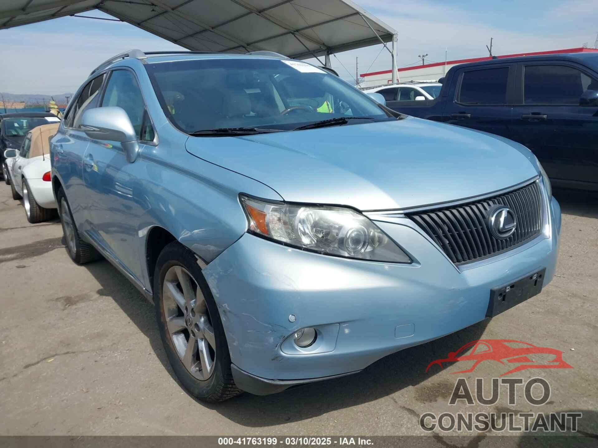 LEXUS RX 350 2010 - 2T2ZK1BA5AC035374