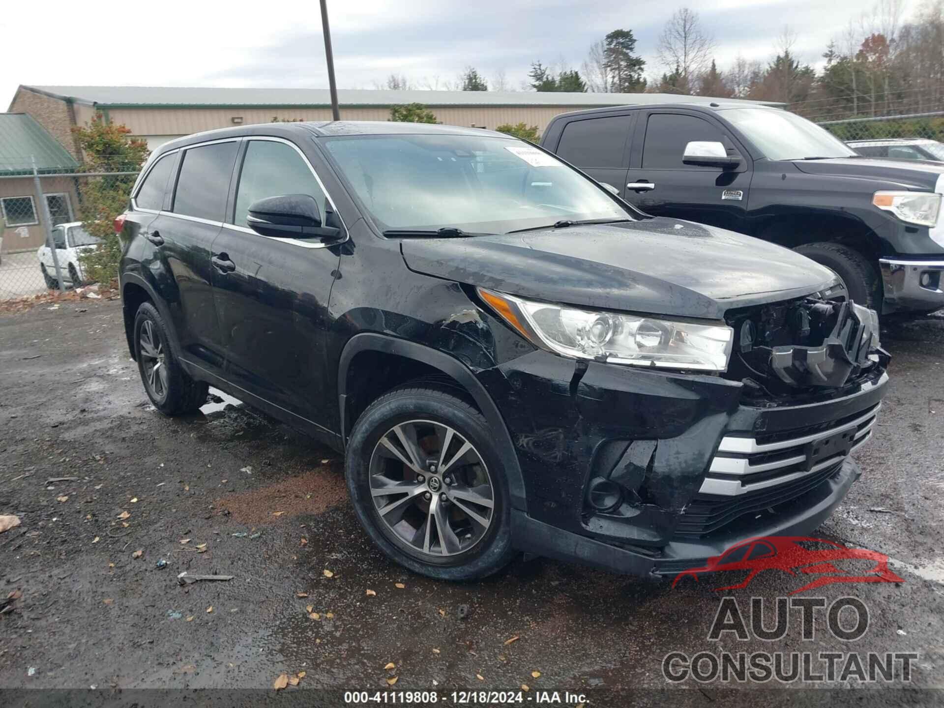 TOYOTA HIGHLANDER 2017 - 5TDBZRFH5HS378727