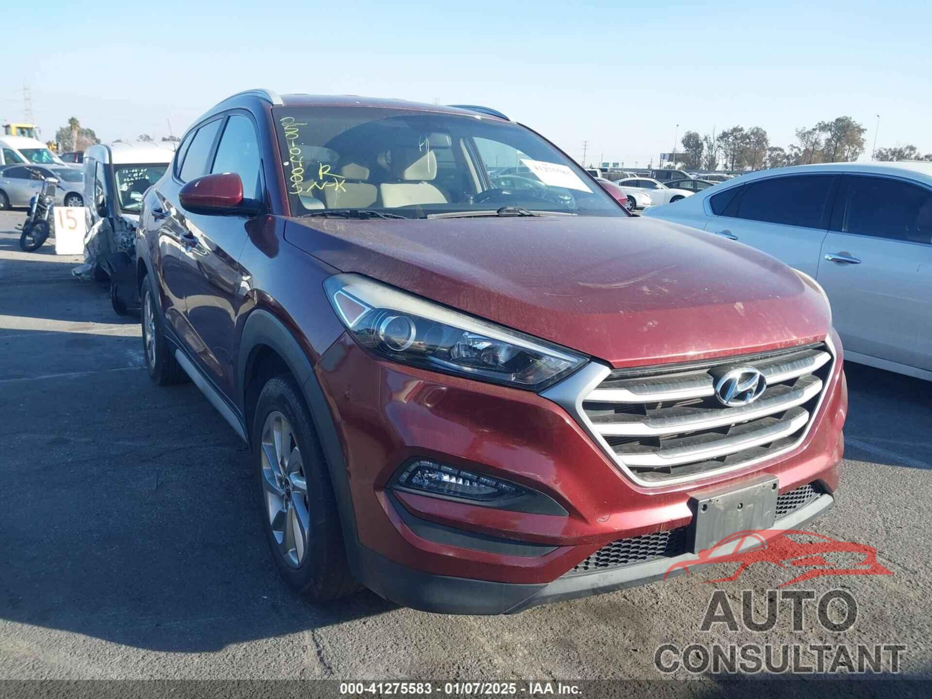 HYUNDAI TUCSON 2018 - KM8J3CA49JU621810