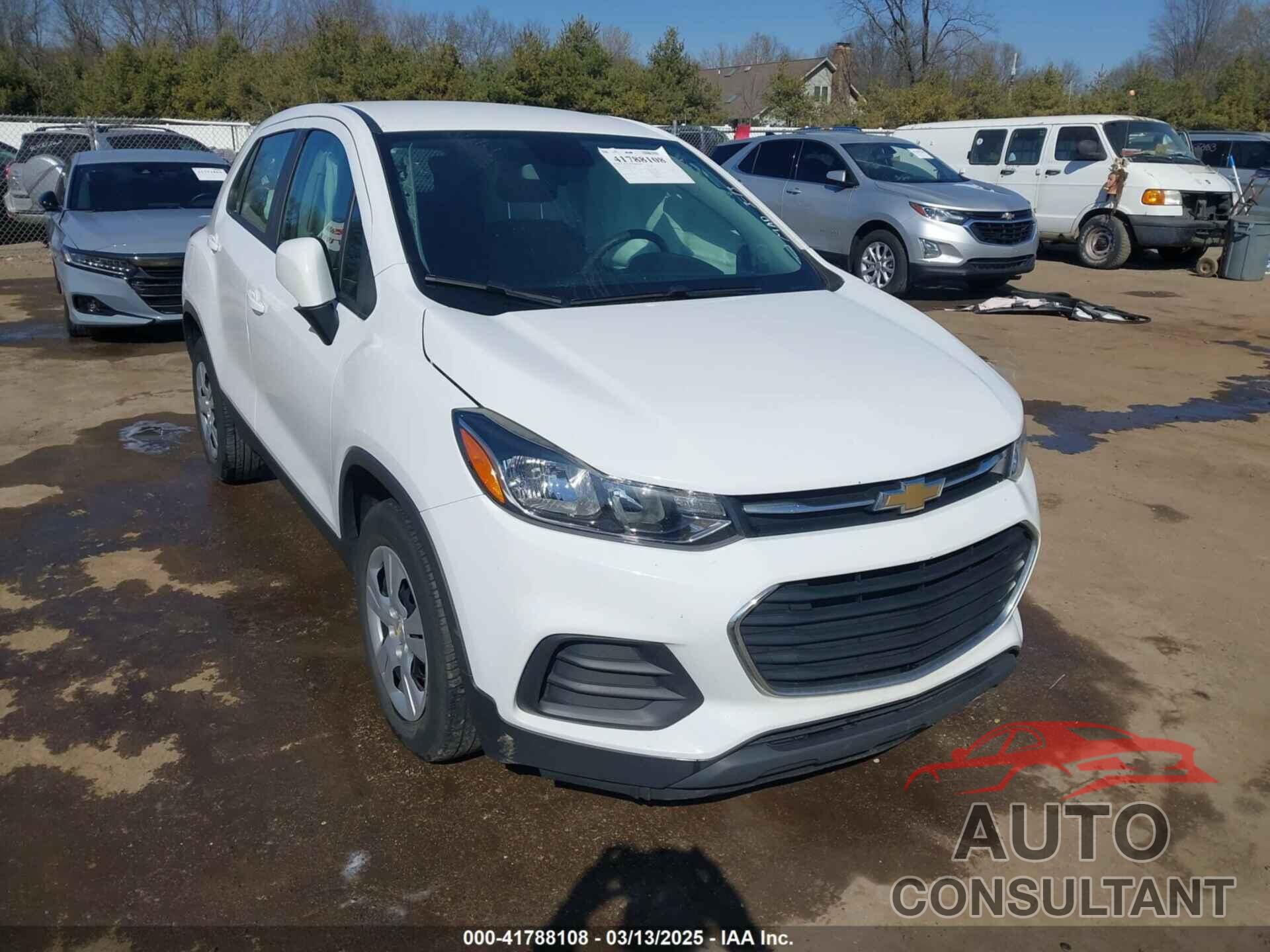 CHEVROLET TRAX 2017 - 3GNCJKSB5HL159624