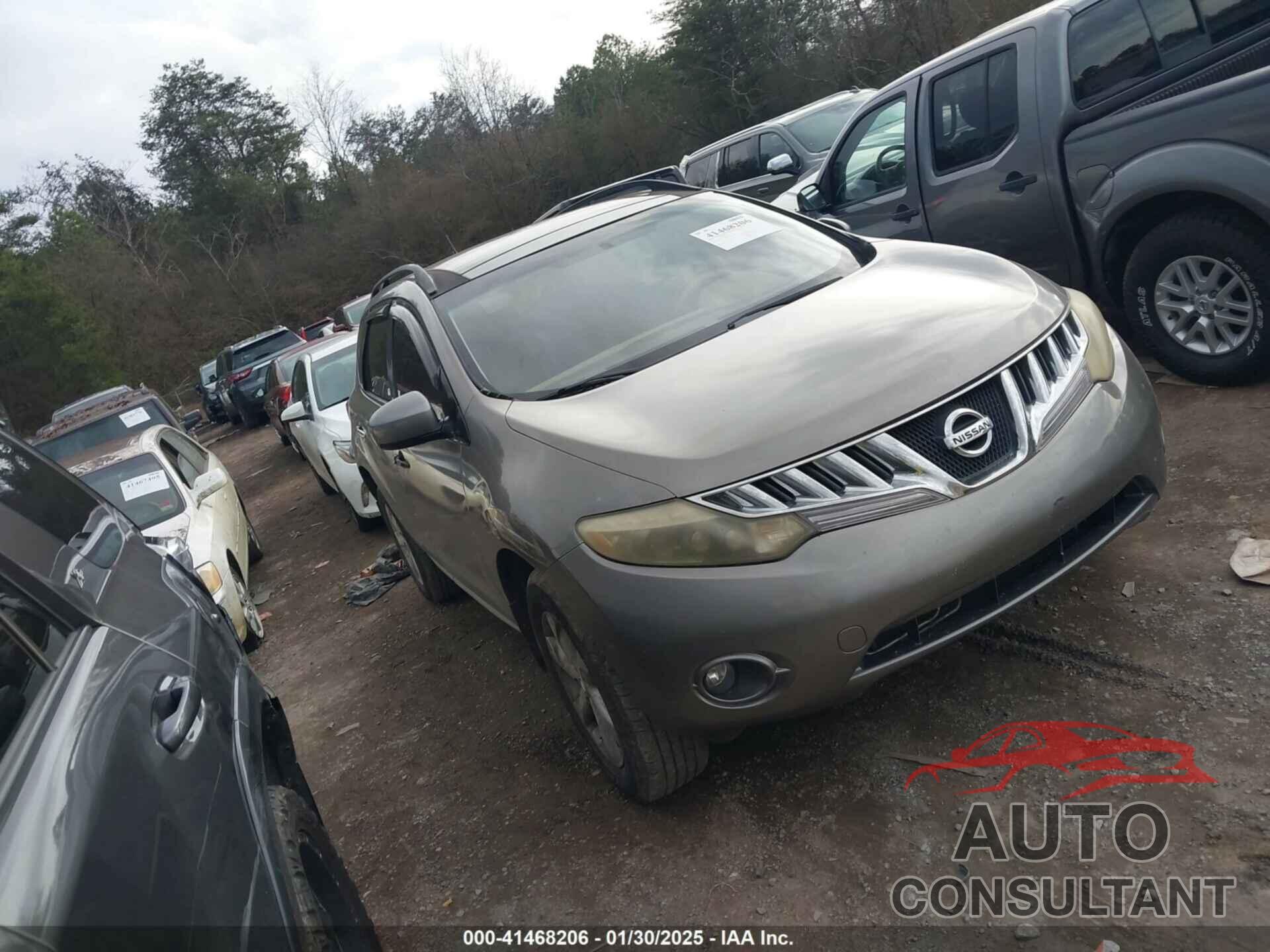 NISSAN MURANO 2009 - JN8AZ18U19W013944