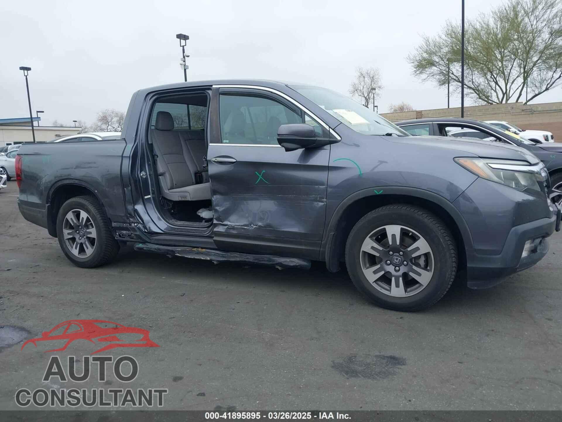 HONDA RIDGELINE 2017 - 5FPYK2F67HB002854