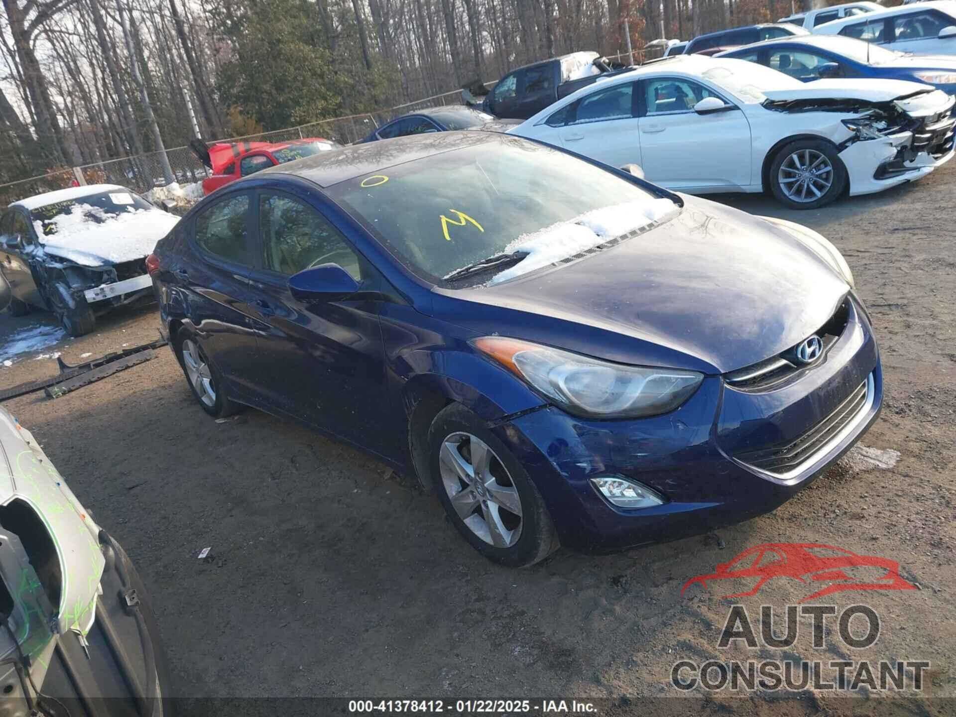 HYUNDAI ELANTRA 2012 - 5NPDH4AE2CH123978