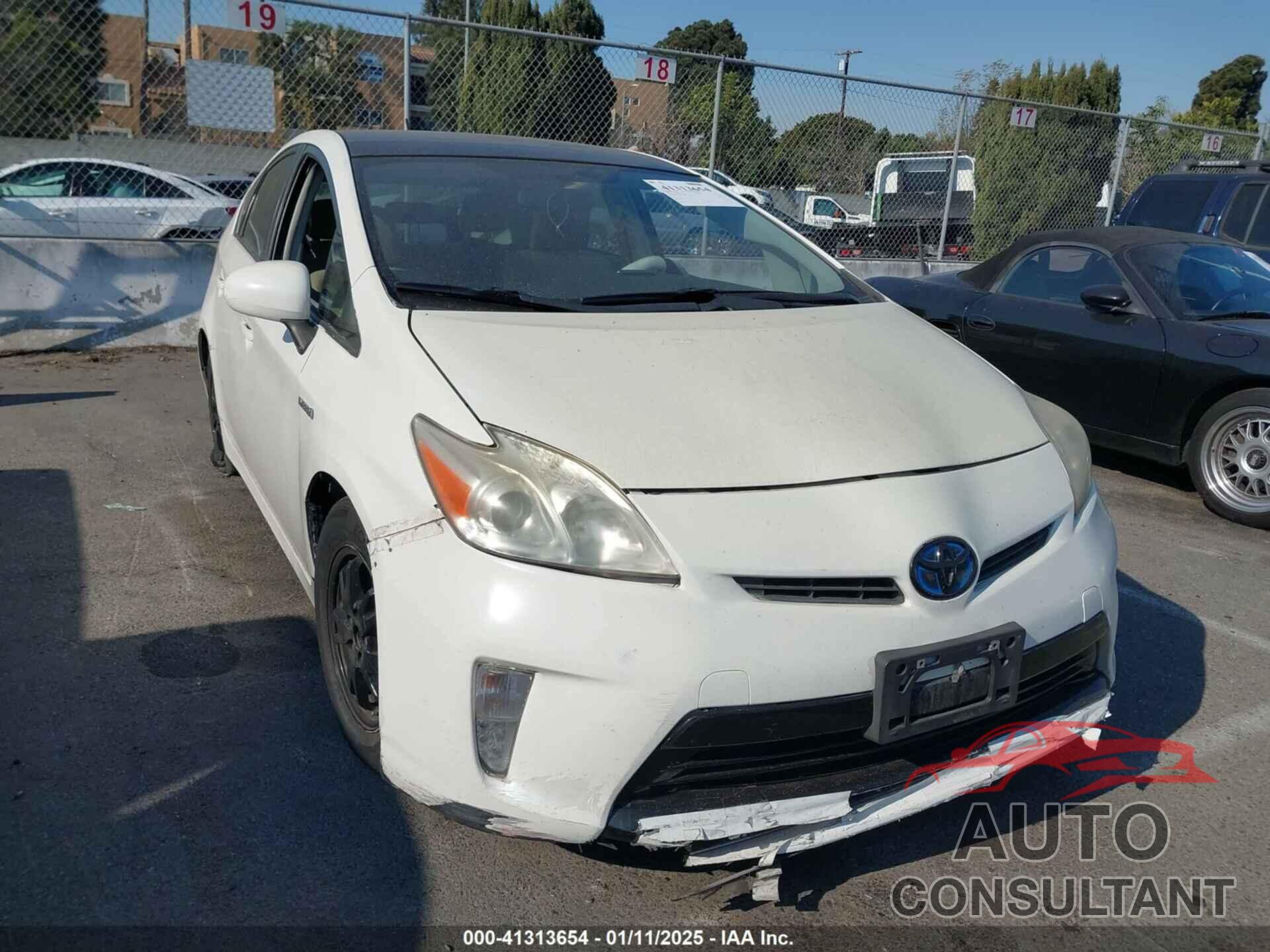 TOYOTA PRIUS 2012 - JTDKN3DUXC5420185
