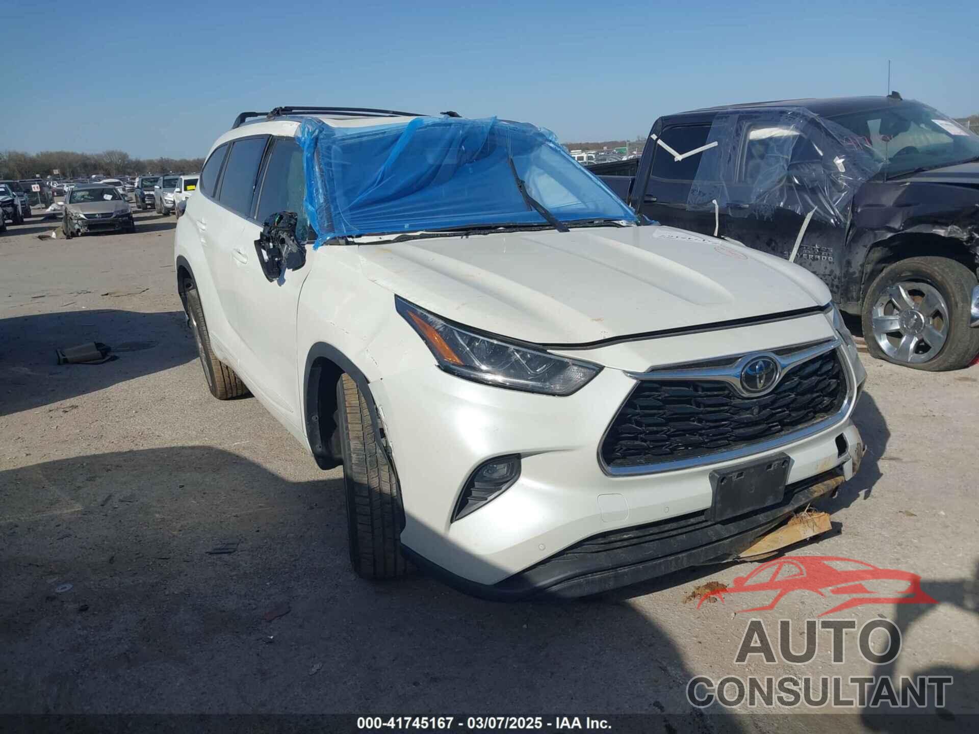 TOYOTA HIGHLANDER 2020 - 5TDYZRAH6LS012897
