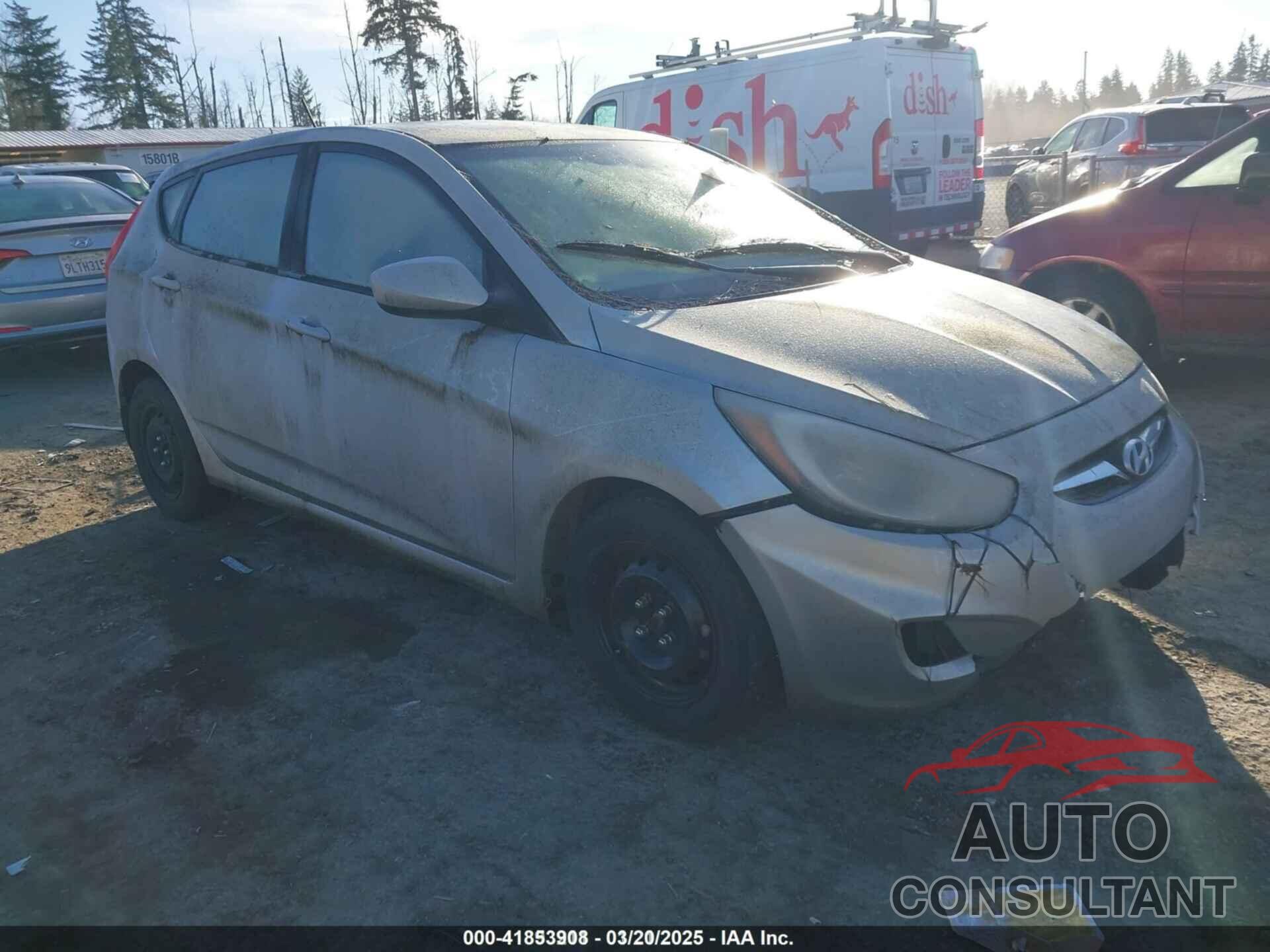 HYUNDAI ACCENT 2013 - KMHCT5AE7DU107648