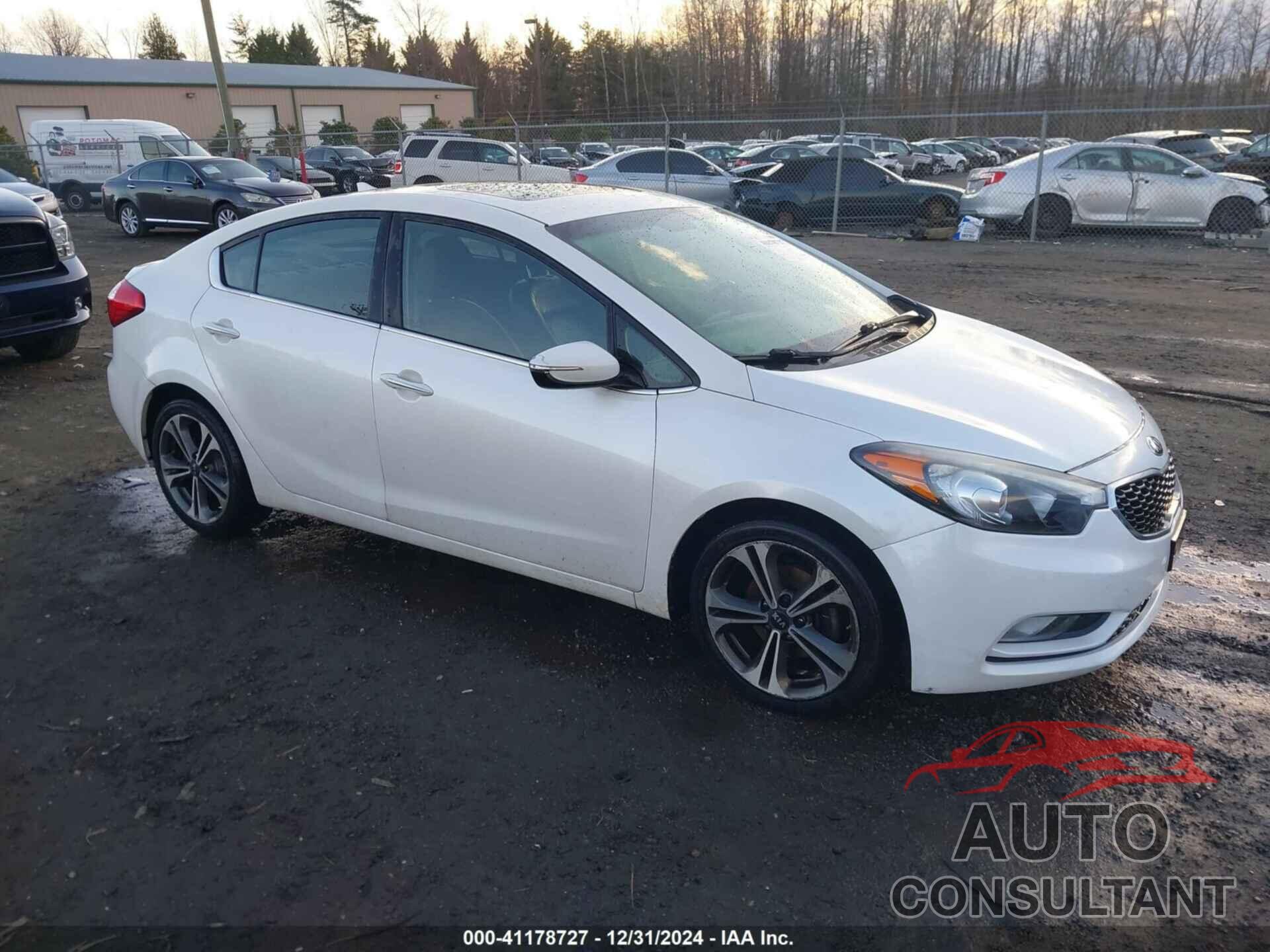 KIA FORTE 2014 - KNAFZ4A89E5162583