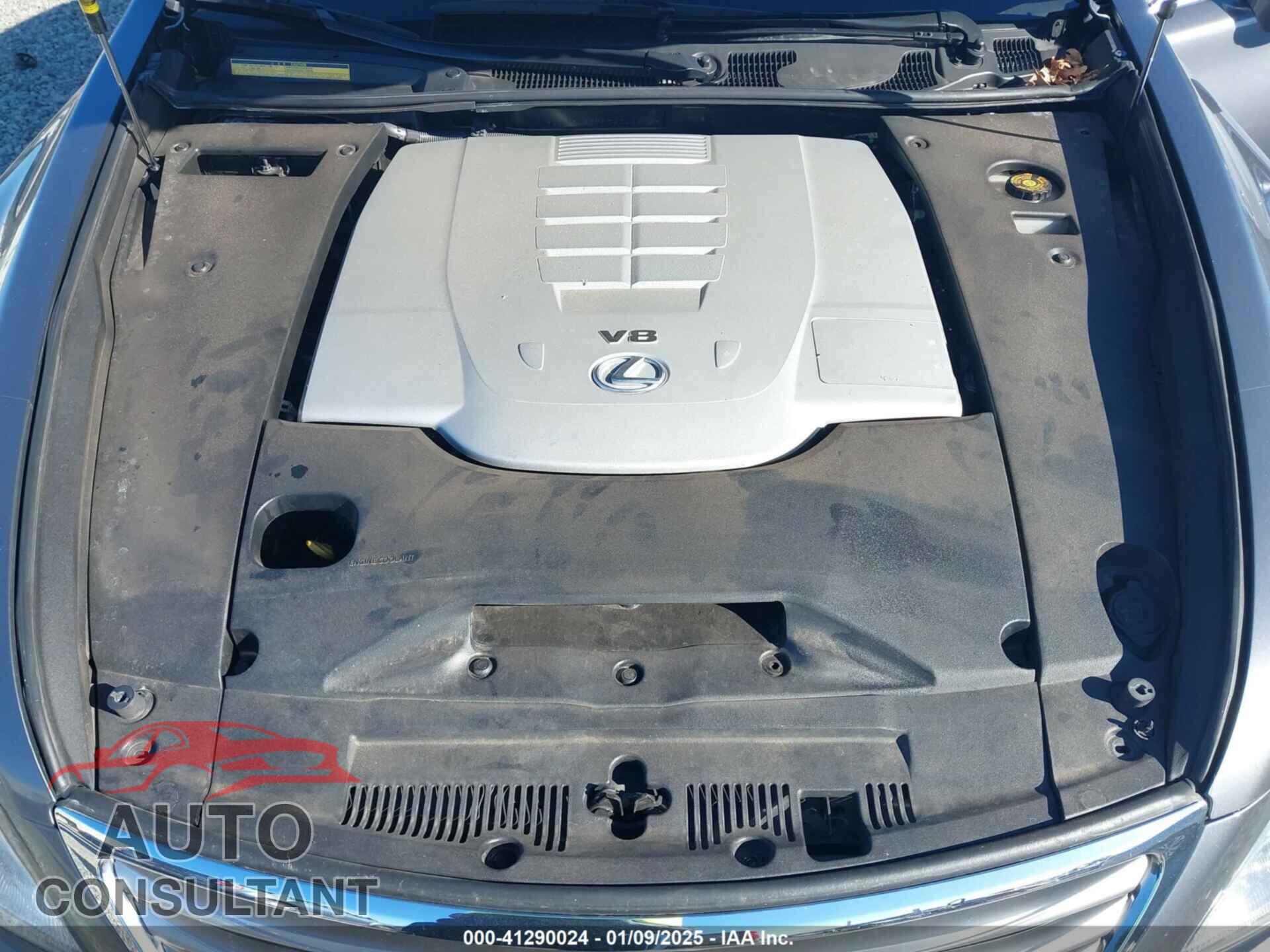LEXUS LS 460 2012 - JTHGL5EF9C5045606