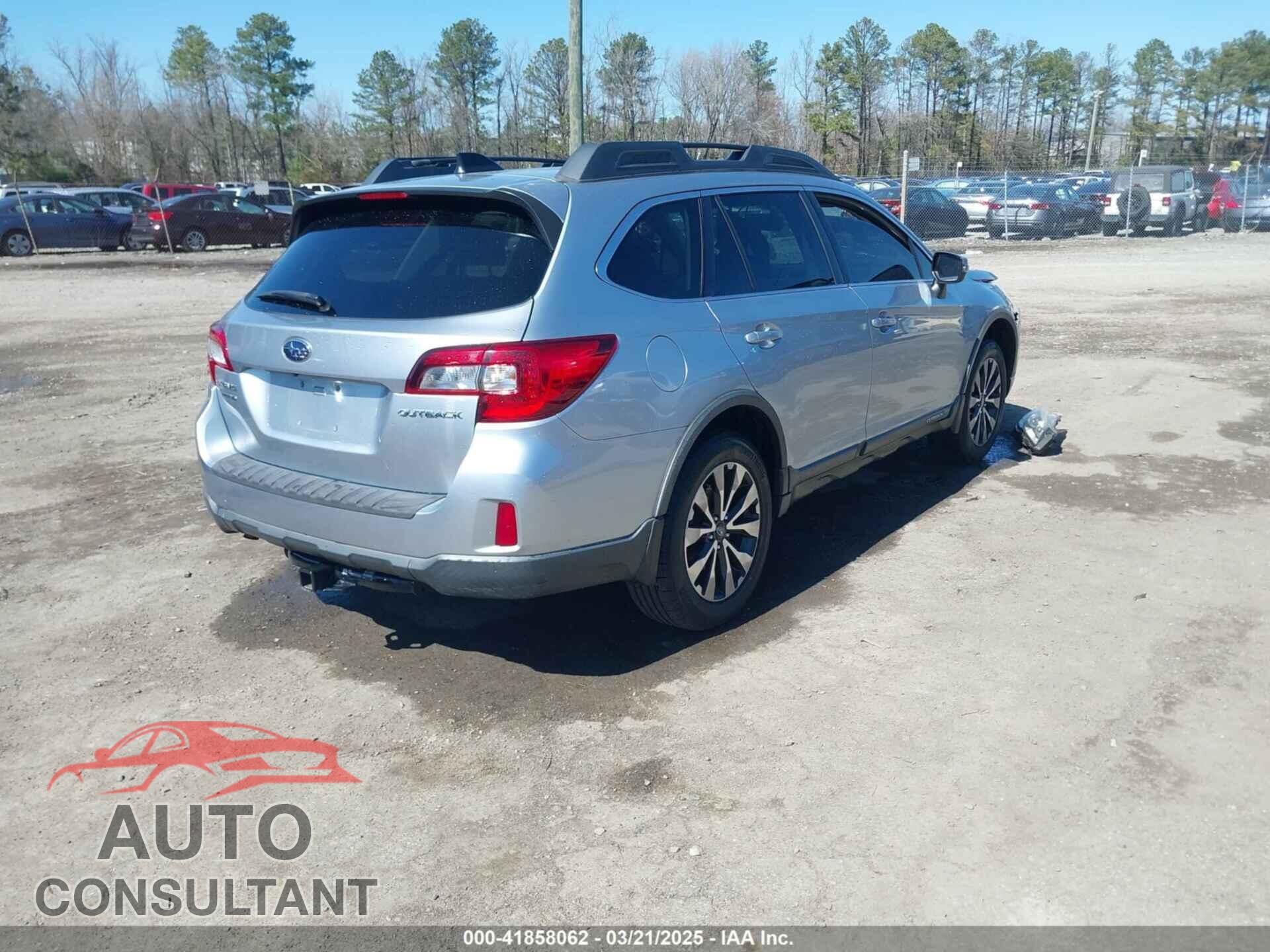 SUBARU OUTBACK 2016 - 4S4BSBLC9G3220195