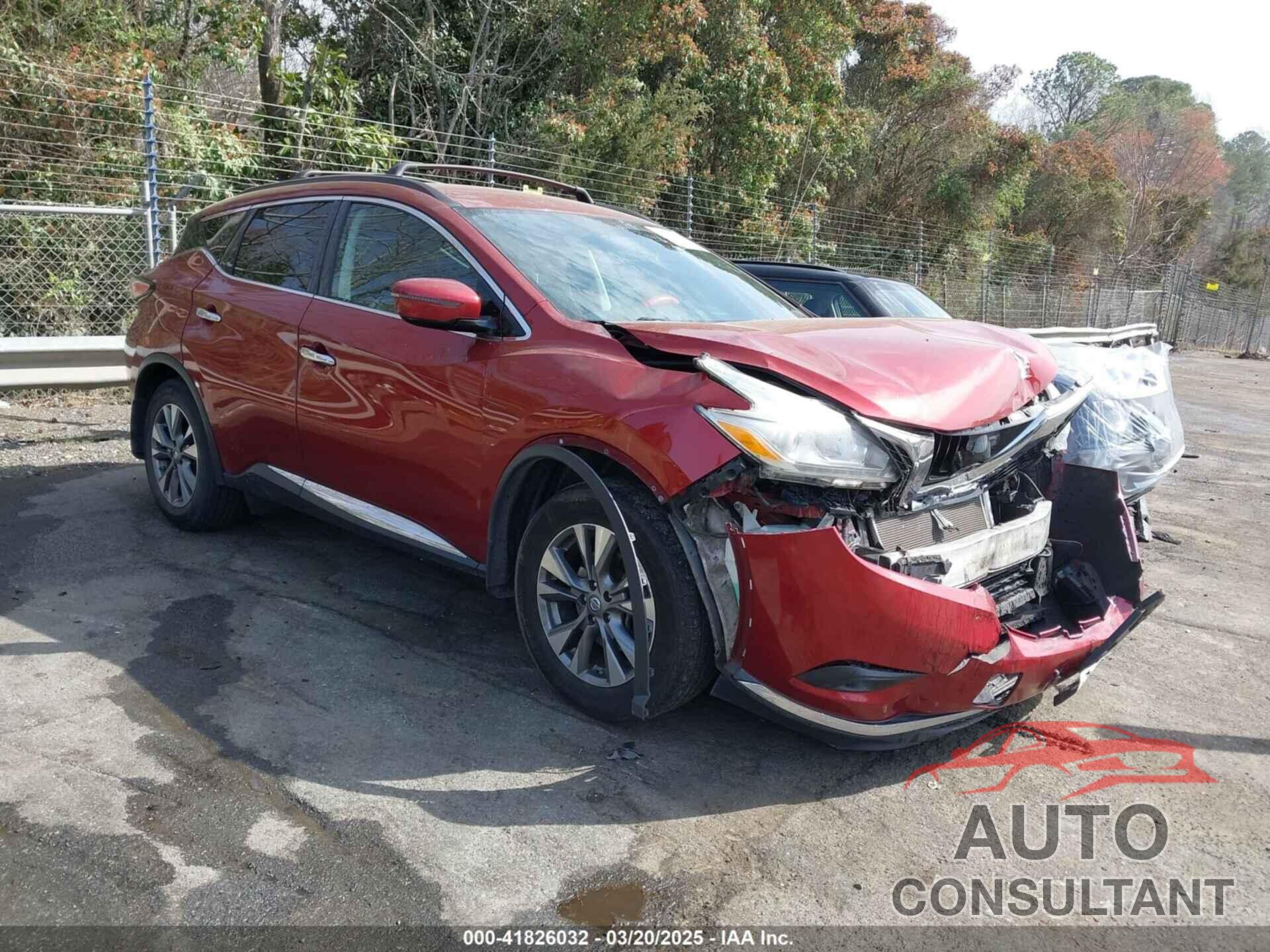 NISSAN MURANO 2016 - 5N1AZ2MH4GN111102