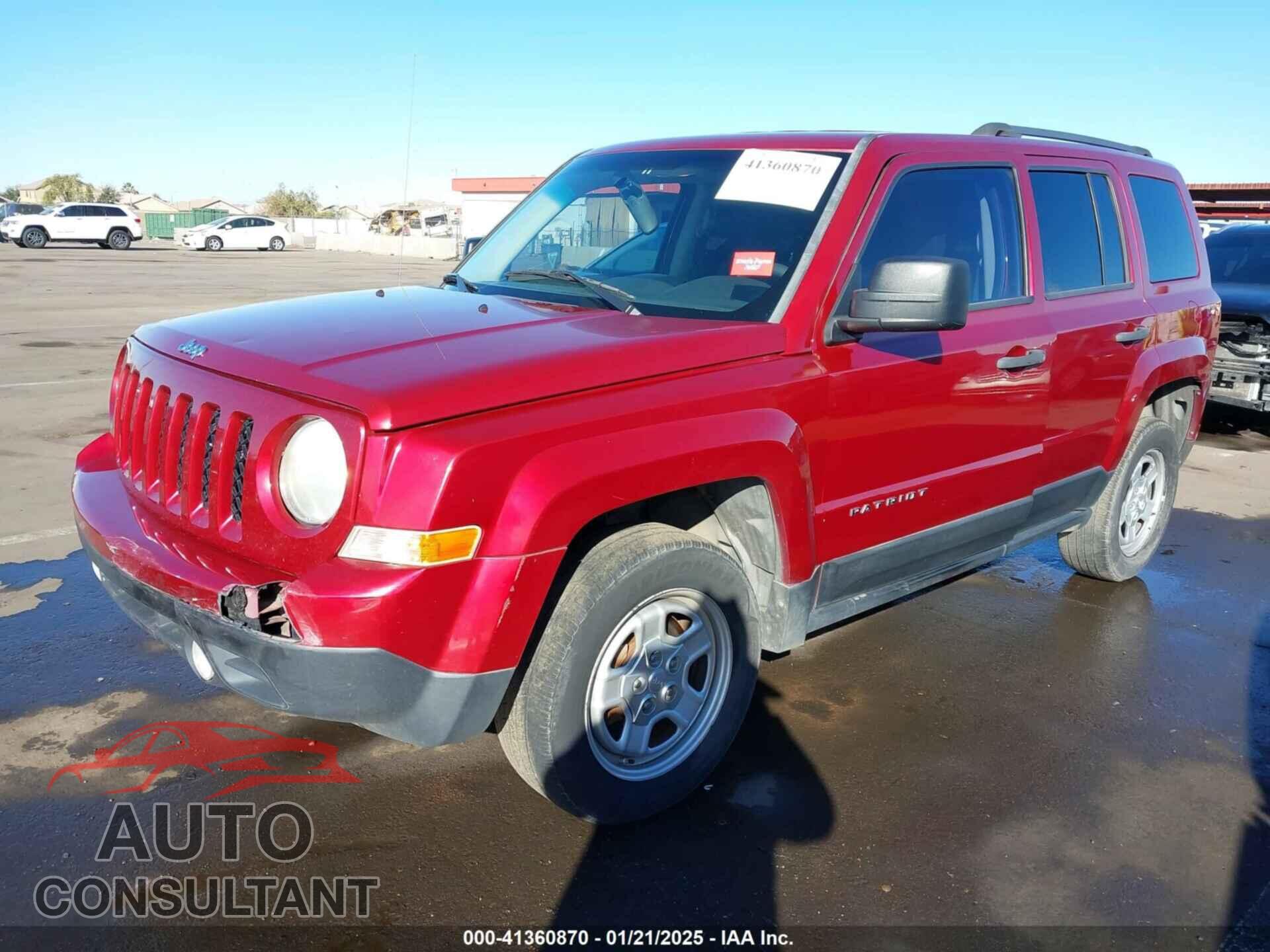 JEEP PATRIOT 2012 - 1C4NJPBB6CD687718