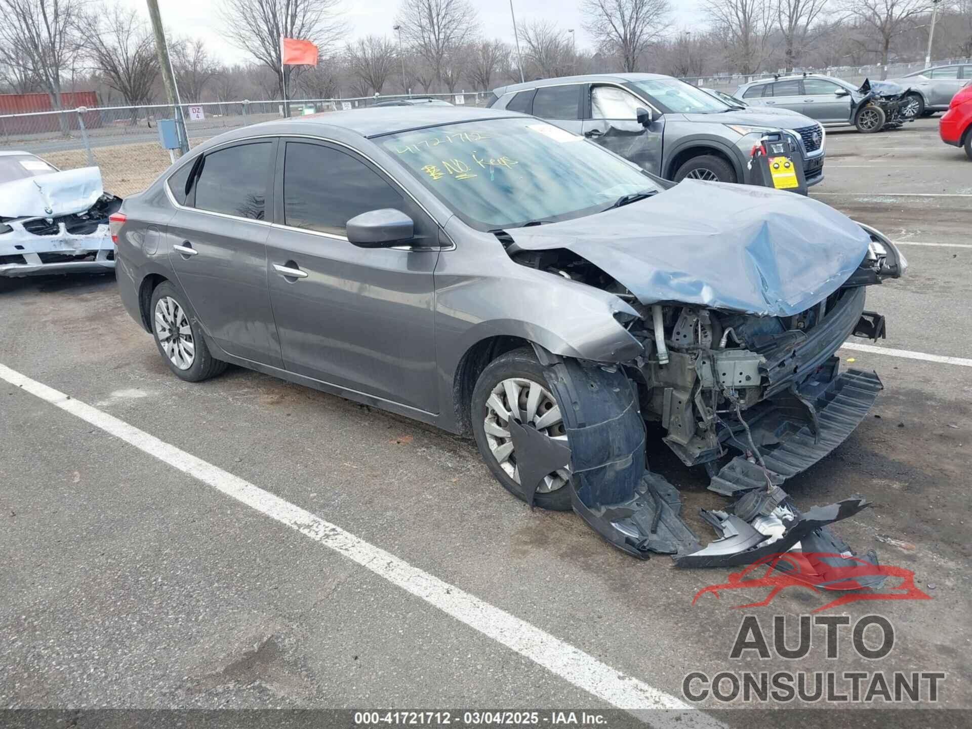 NISSAN SENTRA 2015 - 3N1AB7AP7FL654169