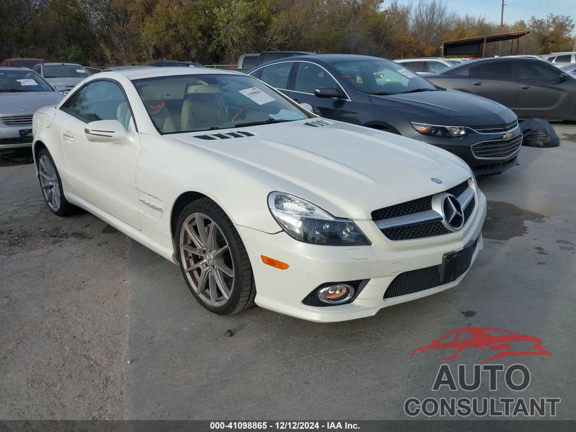 MERCEDES-BENZ SL 550 2009 - WDBSK71F29F156175