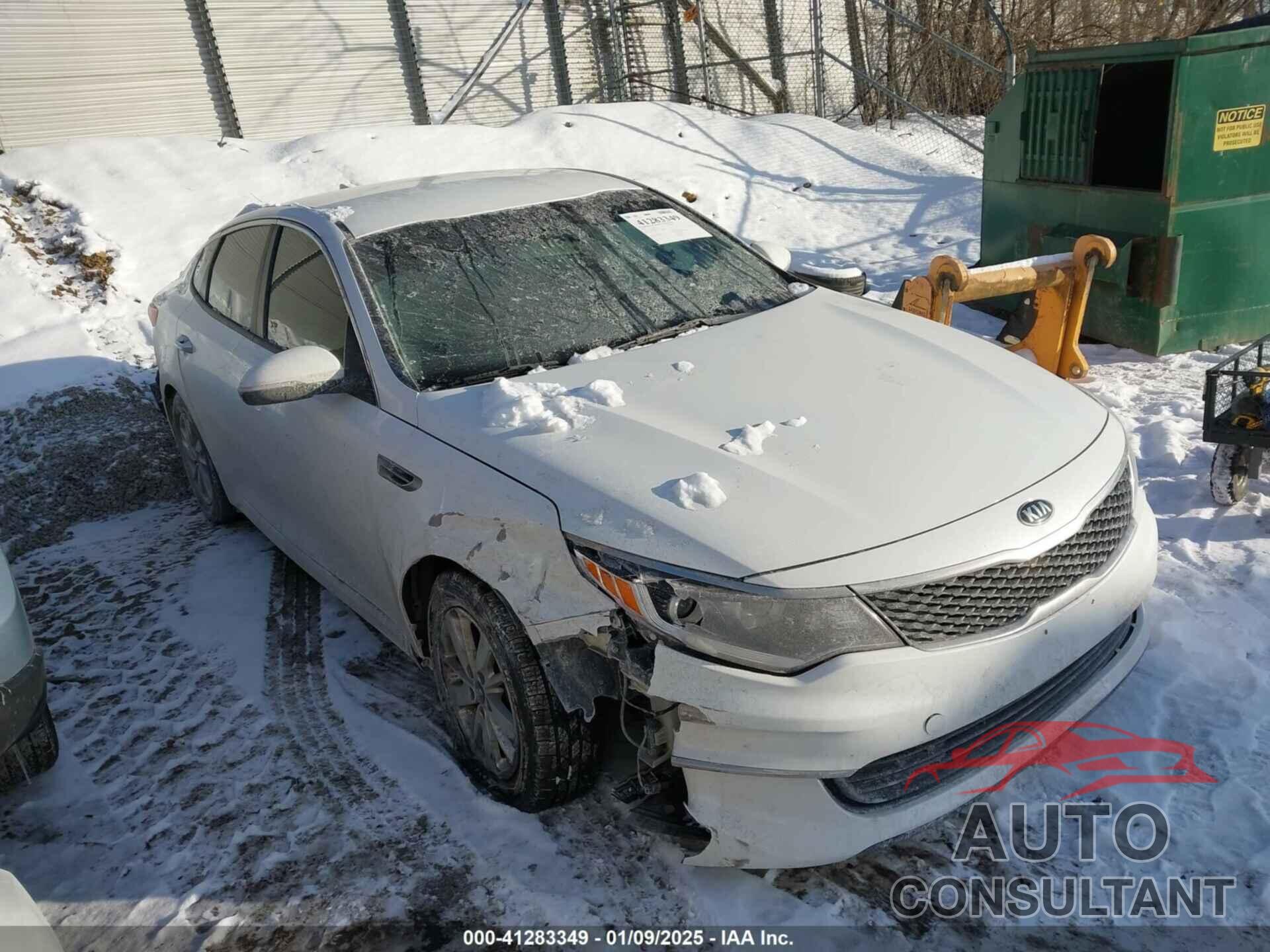 KIA OPTIMA 2016 - KNAGT4L30G5117378