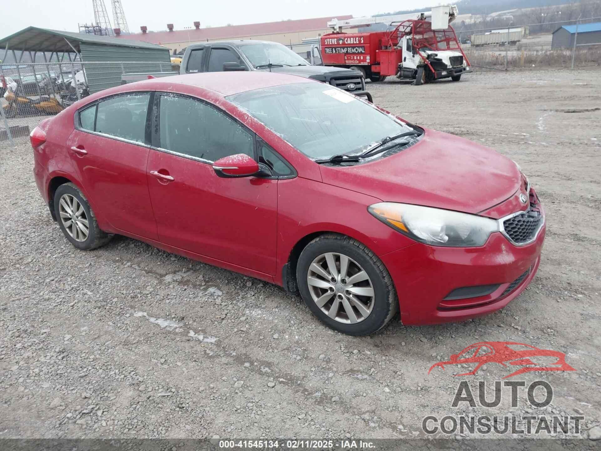KIA FORTE 2016 - KNAFX4A64G5478965
