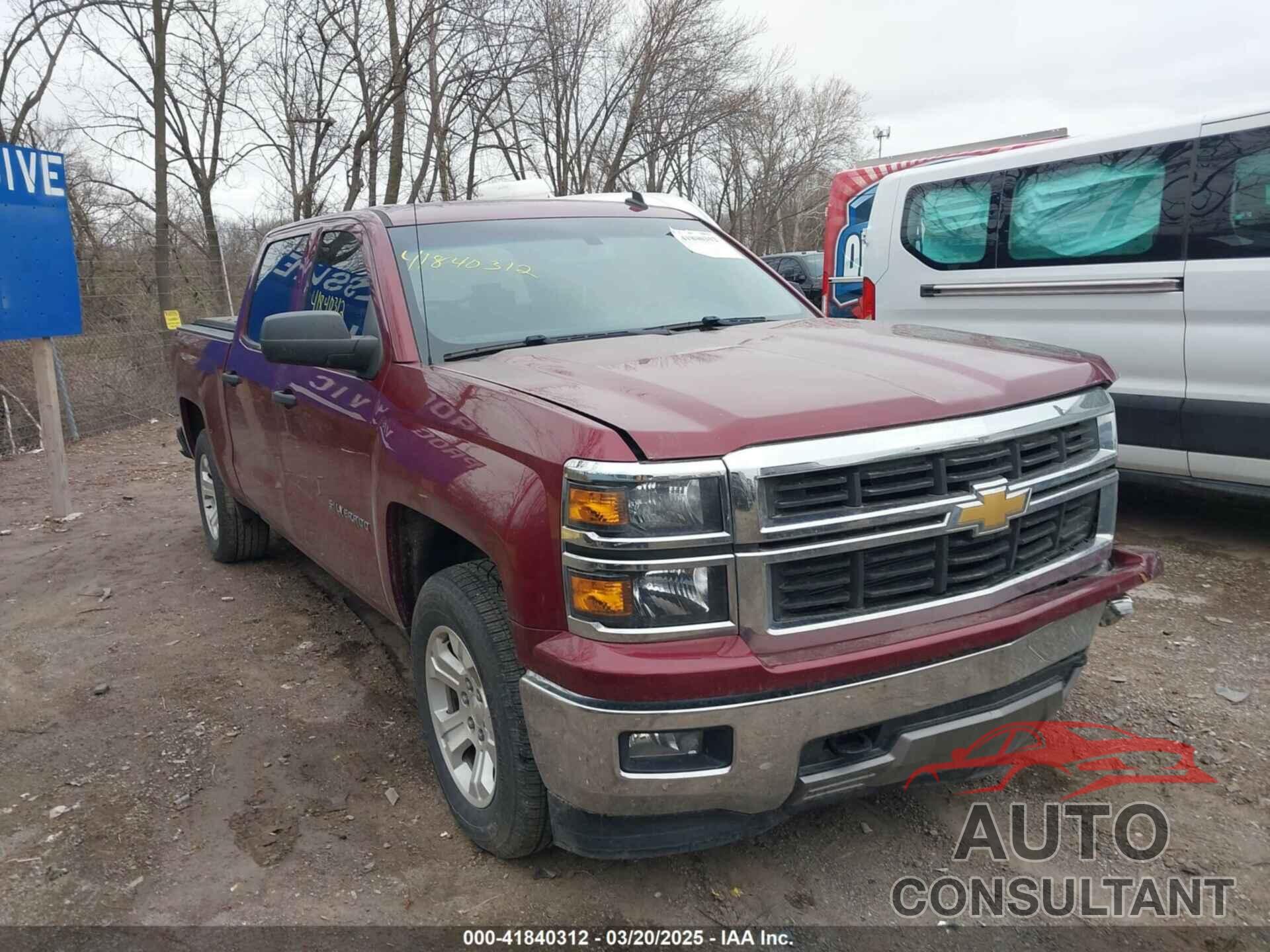 CHEVROLET SILVERADO 1500 2014 - 3GCUKREC3EG467676