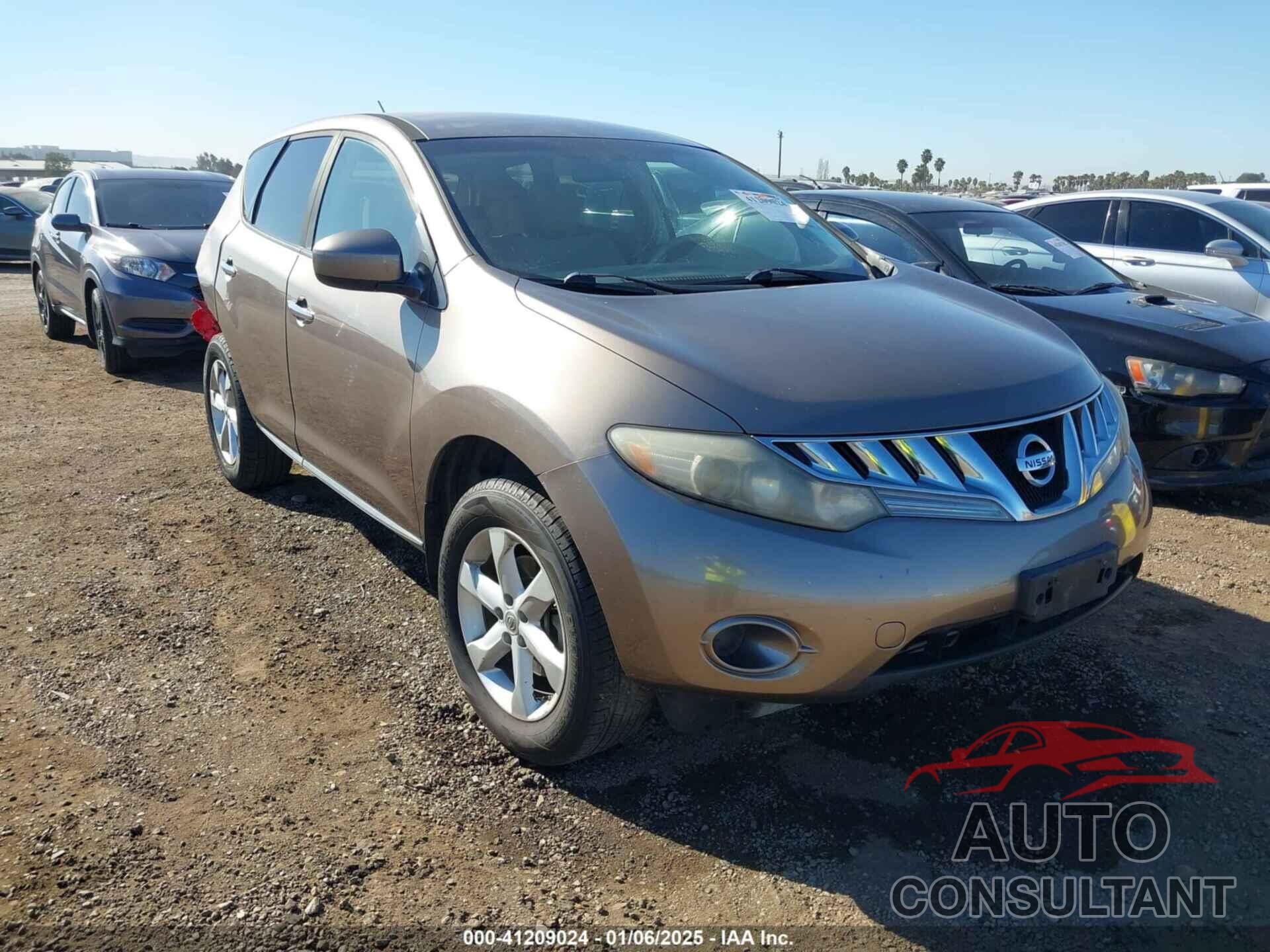 NISSAN MURANO 2010 - JN8AZ1MUXAW003875