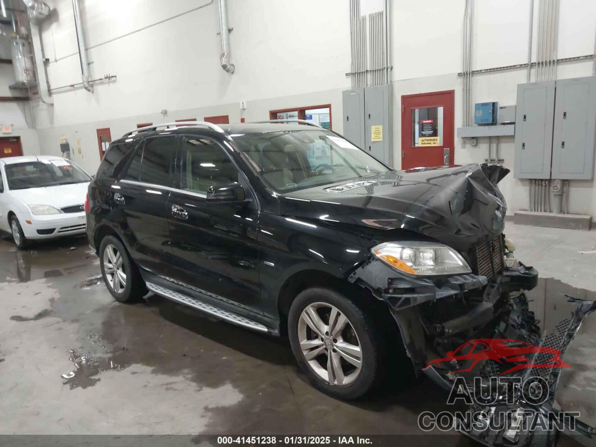 MERCEDES-BENZ ML 350 BLUETEC 2012 - 4JGDA2EBXCA075139