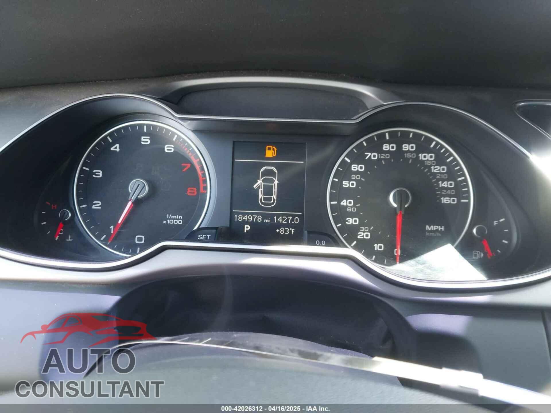 AUDI A4 2013 - WAUBFAFL9DN020154