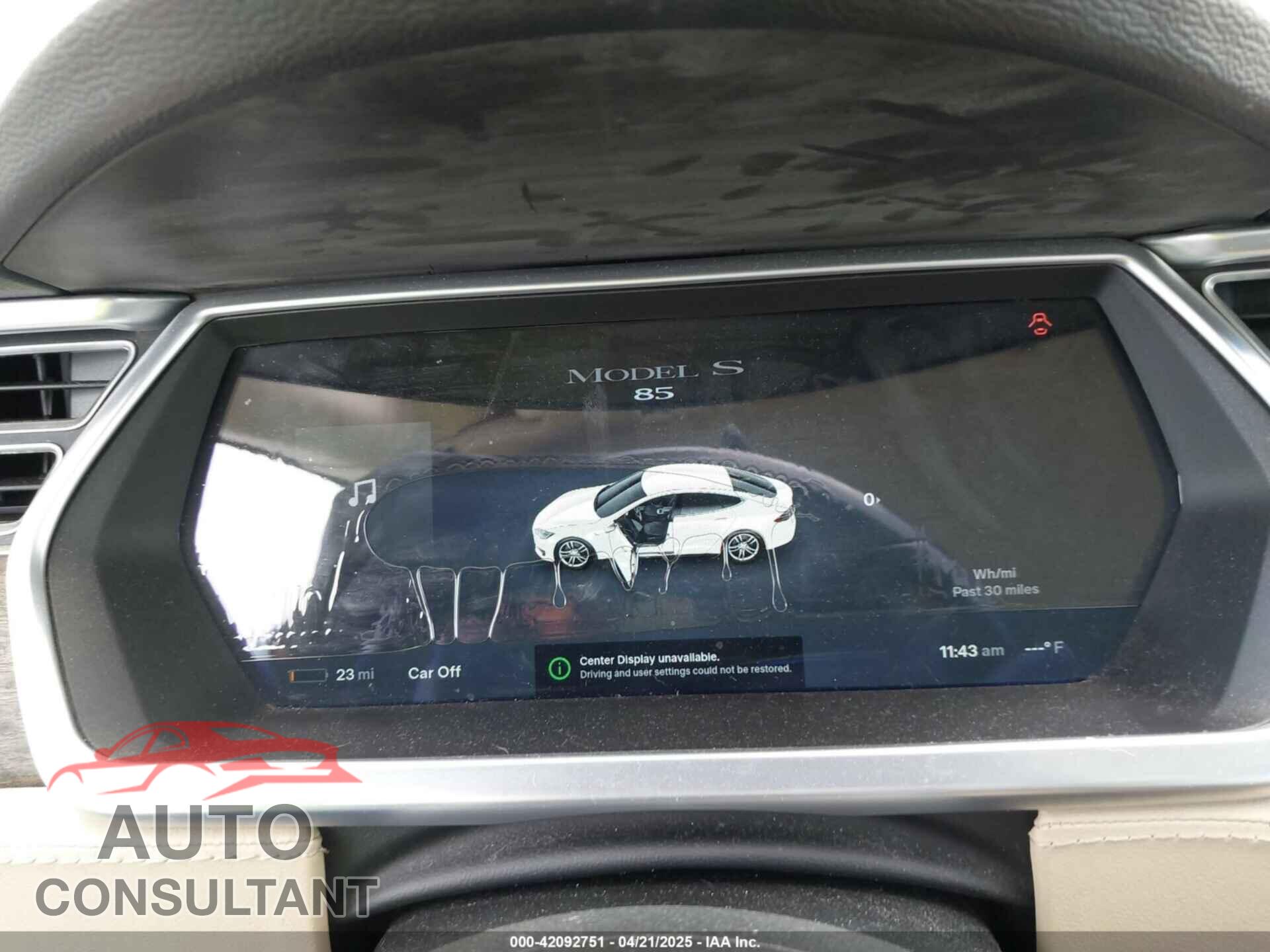 TESLA MODEL S 2013 - 5YJSA1CN2DFP17316