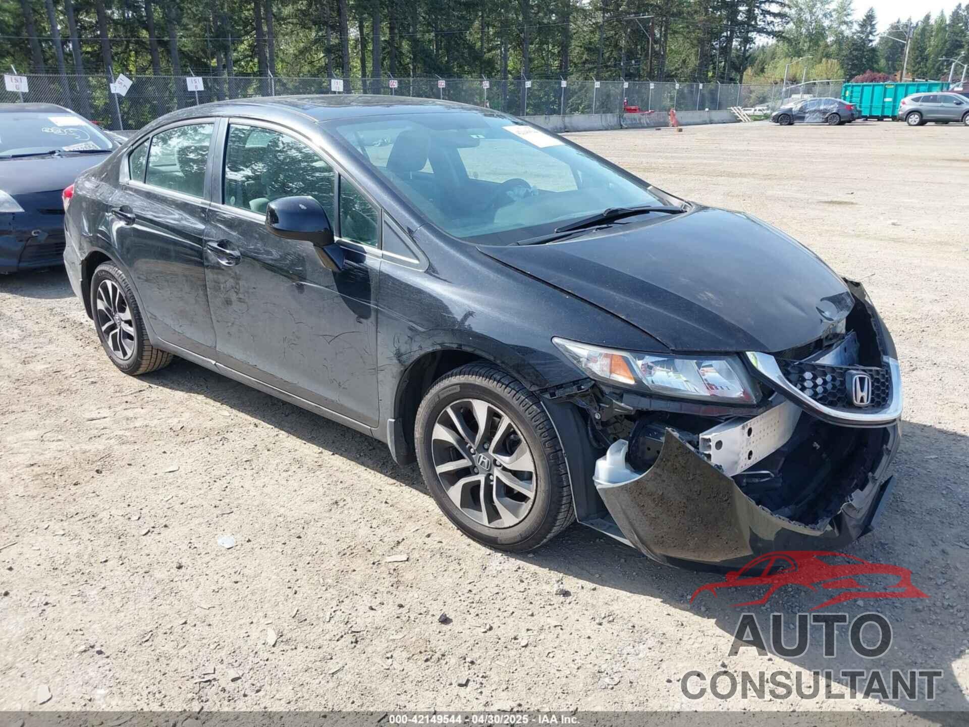 HONDA CIVIC 2013 - 19XFB2F80DE264331