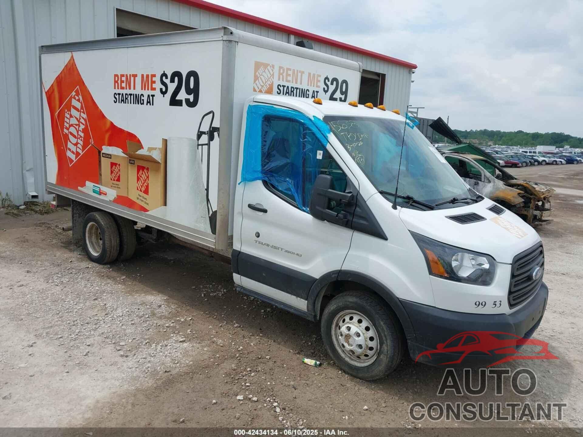 FORD TRANSIT-350 CAB 2019 - 1FDBF8ZM1KKA86059
