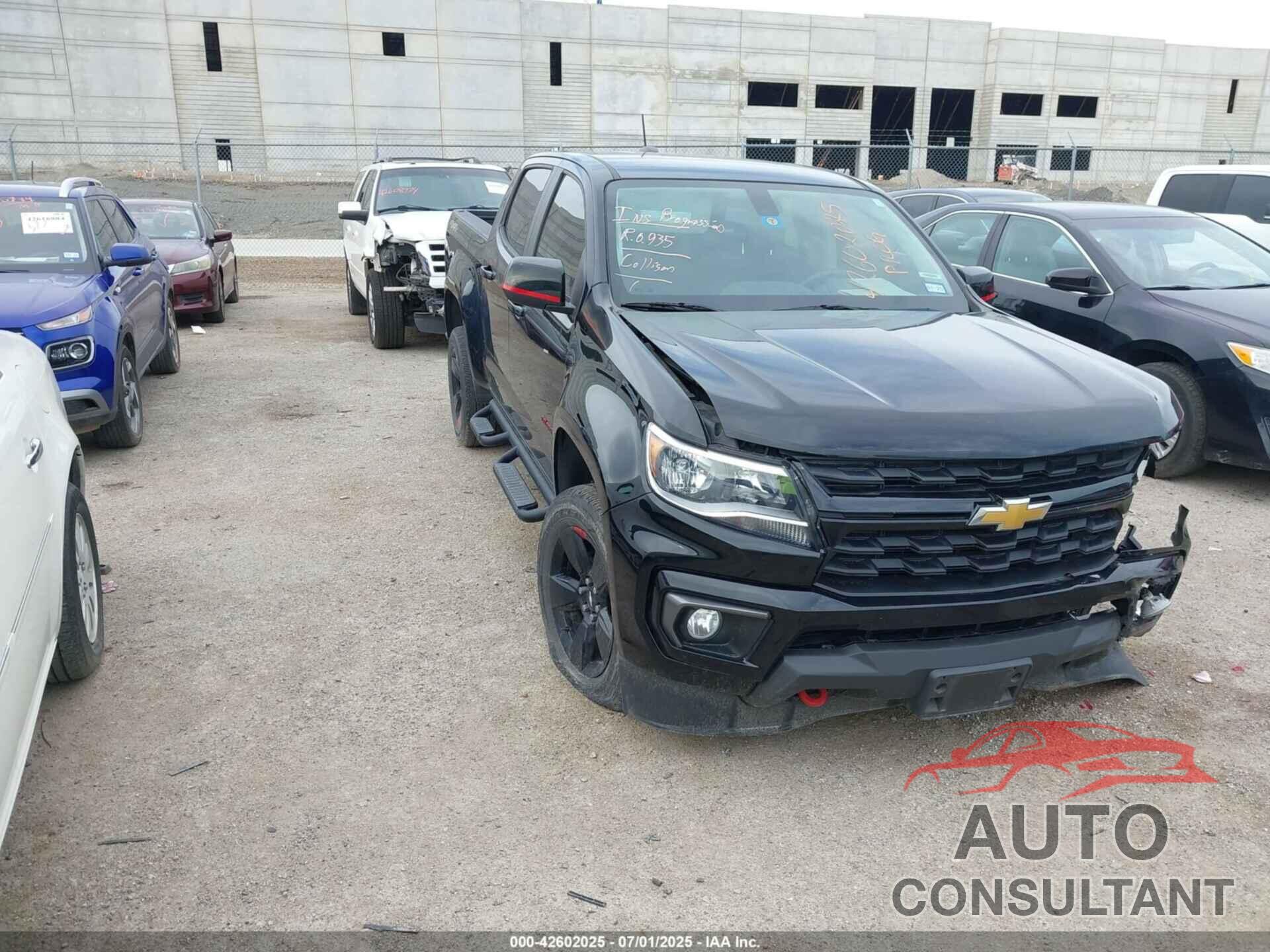 CHEVROLET COLORADO 2021 - 1GCGTCEN5M1196738