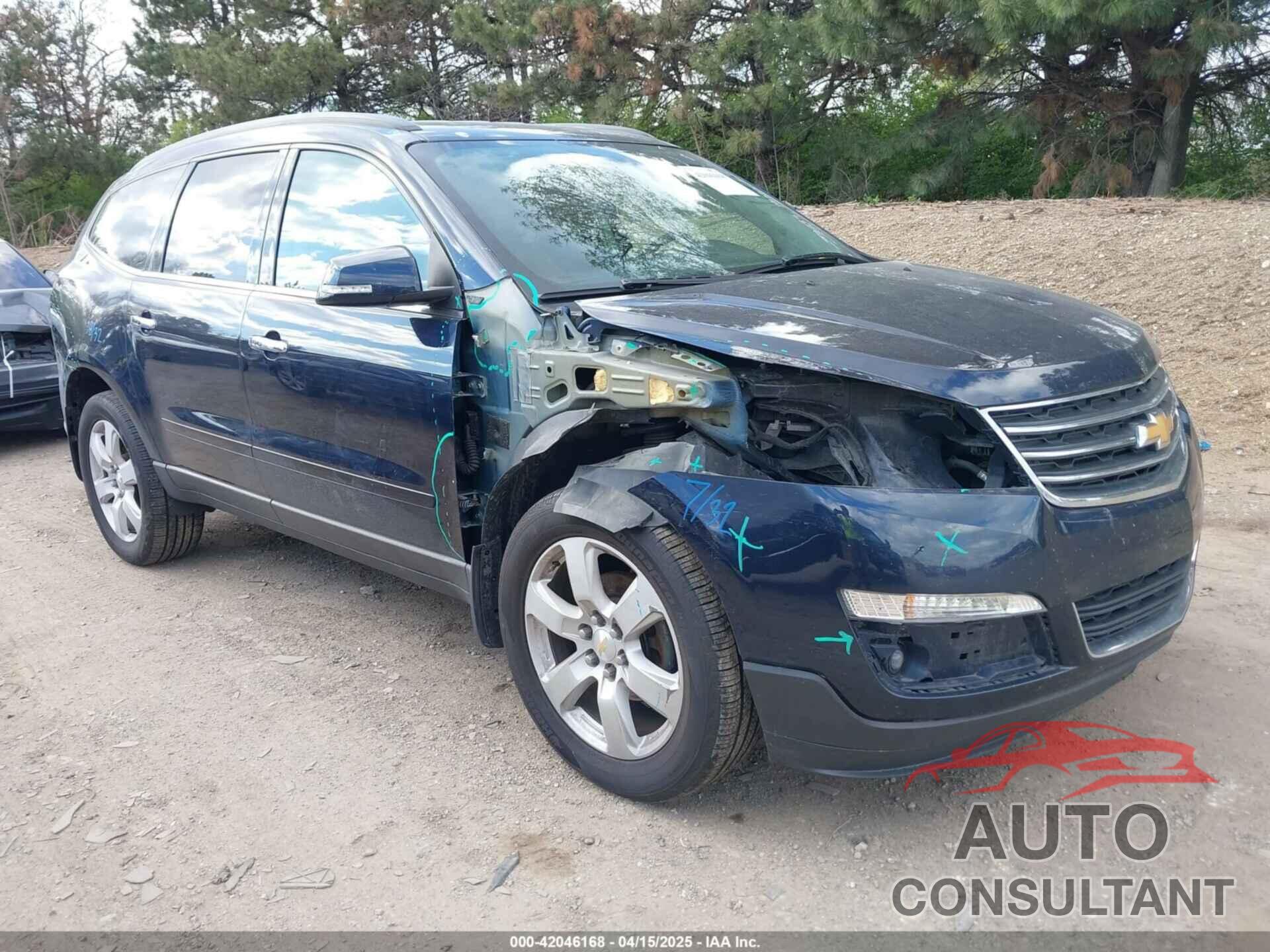CHEVROLET TRAVERSE 2017 - 1GNKRGKD2HJ276393