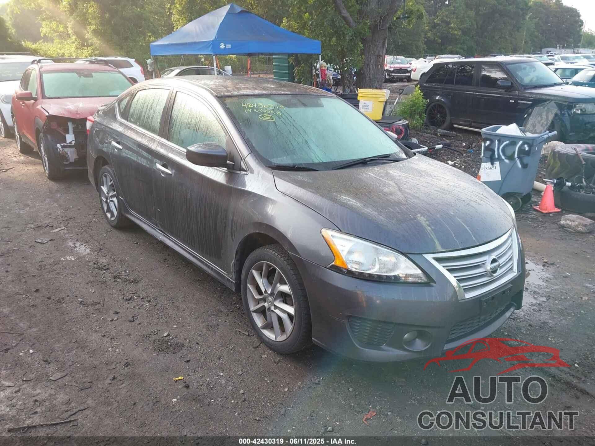 NISSAN SENTRA 2014 - 3N1AB7APXEY280187