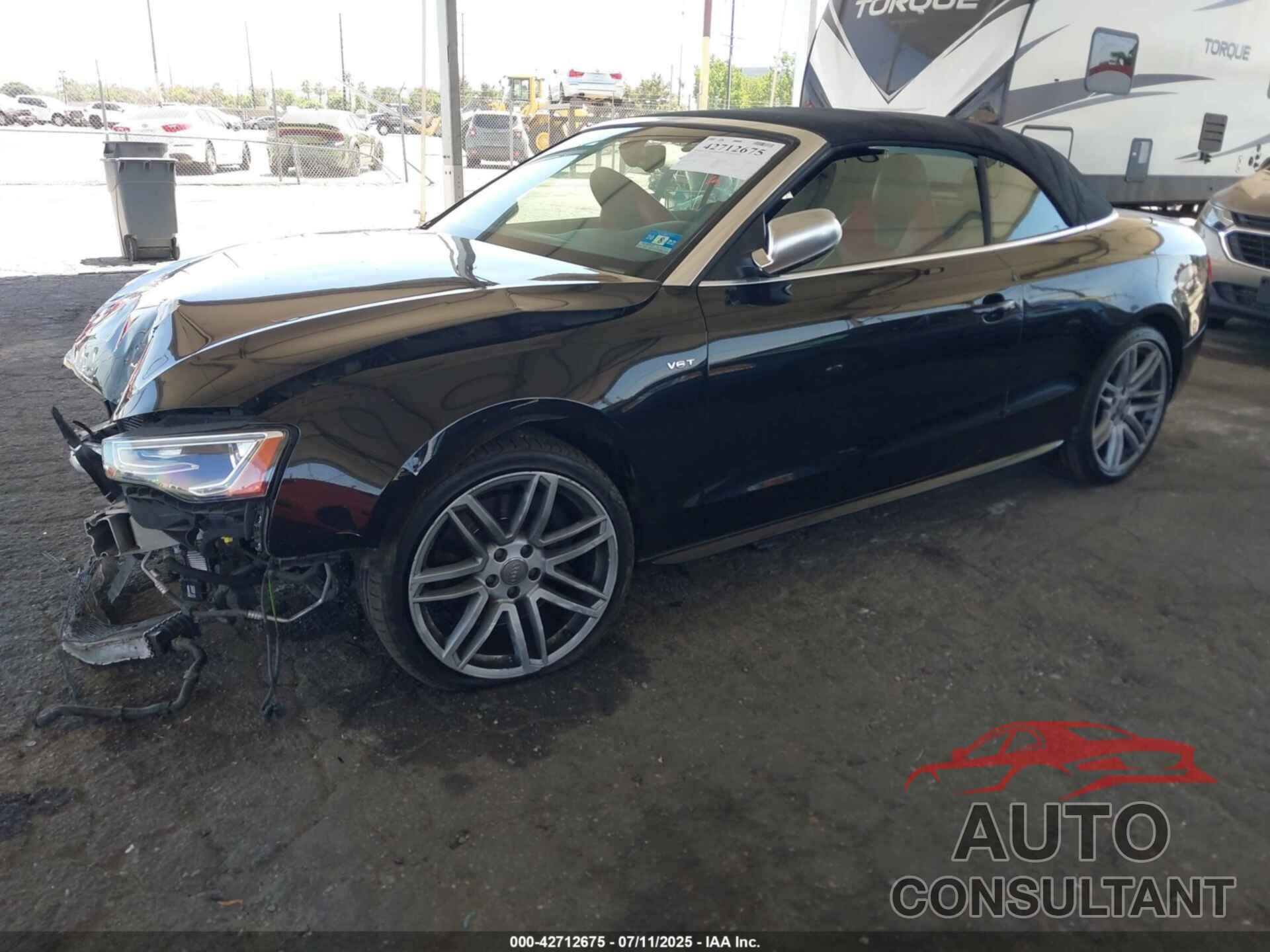 AUDI S5 2015 - WAUCGAFH8FN008397