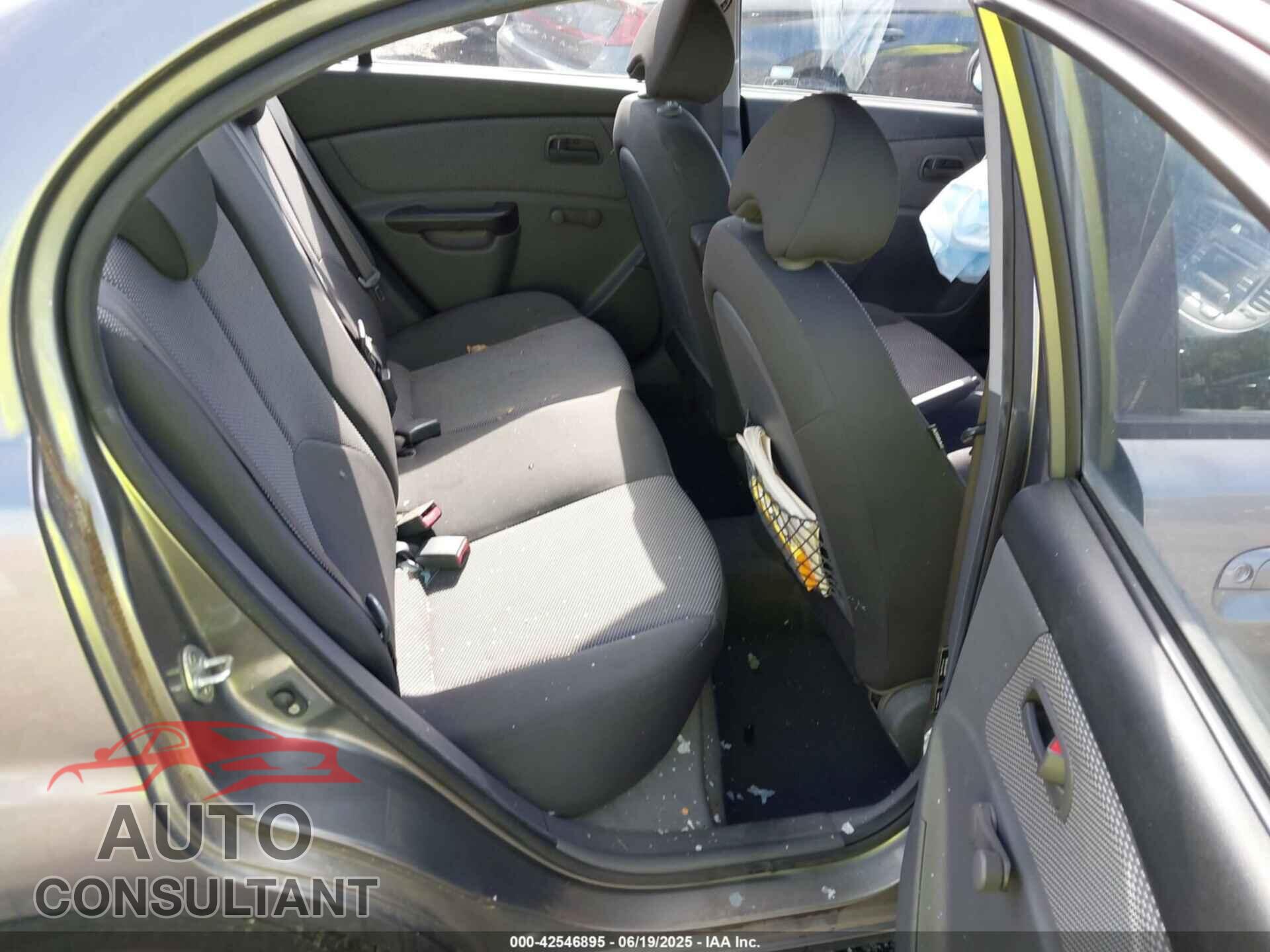 KIA RIO 2010 - KNADH4A3XA6631425
