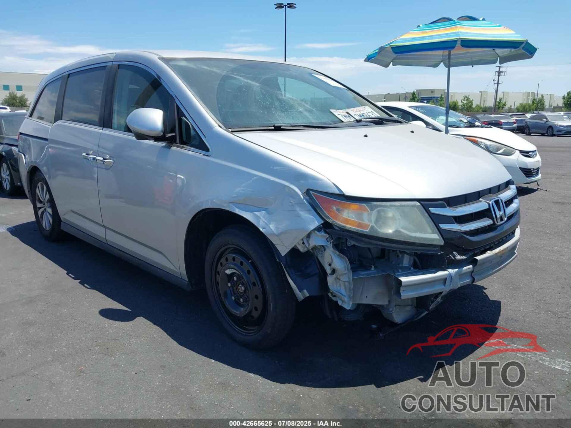 HONDA ODYSSEY 2015 - 5FNRL5H49FB113975