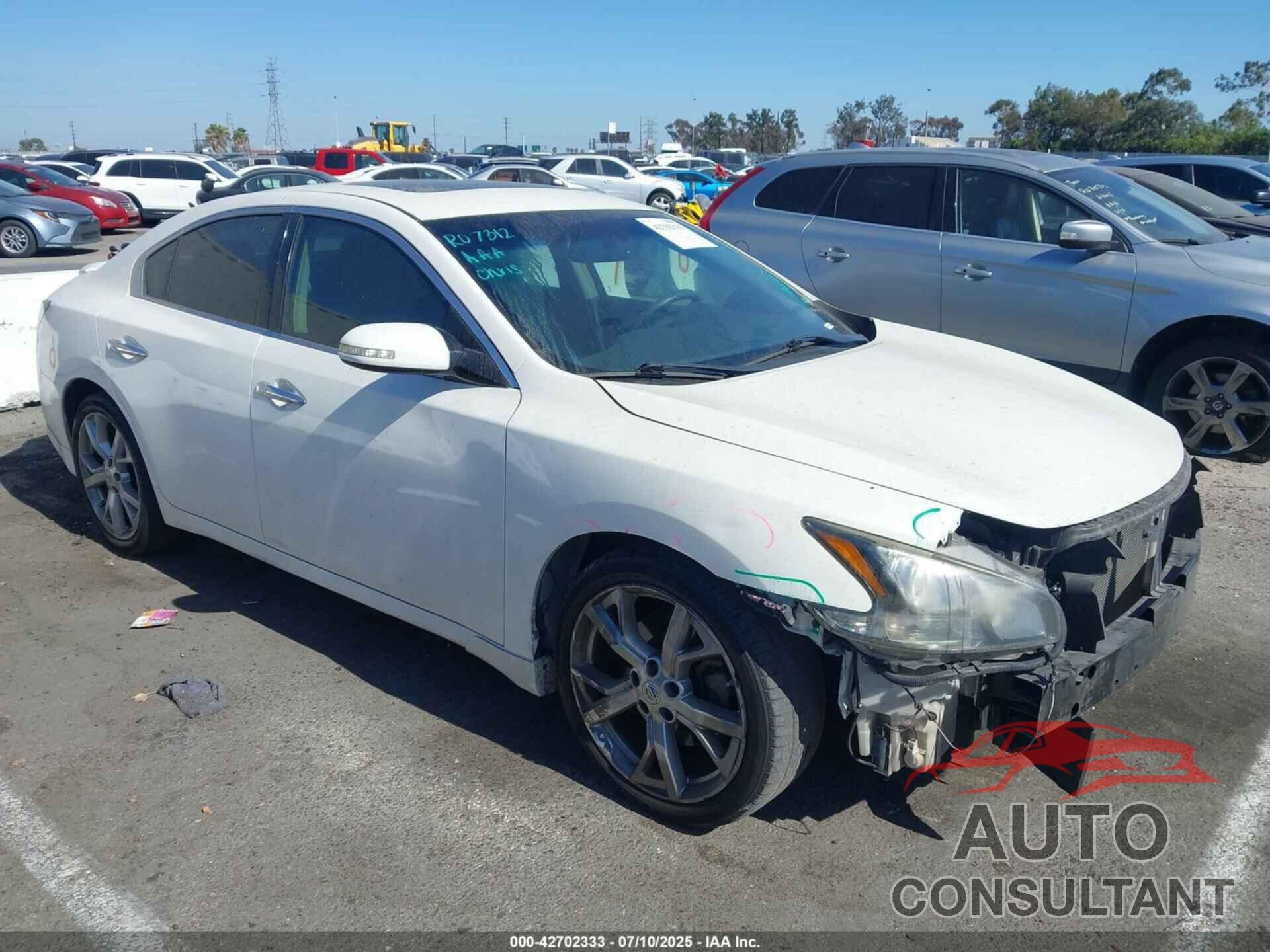 NISSAN MAXIMA 2012 - 1N4AA5AP6CC803589