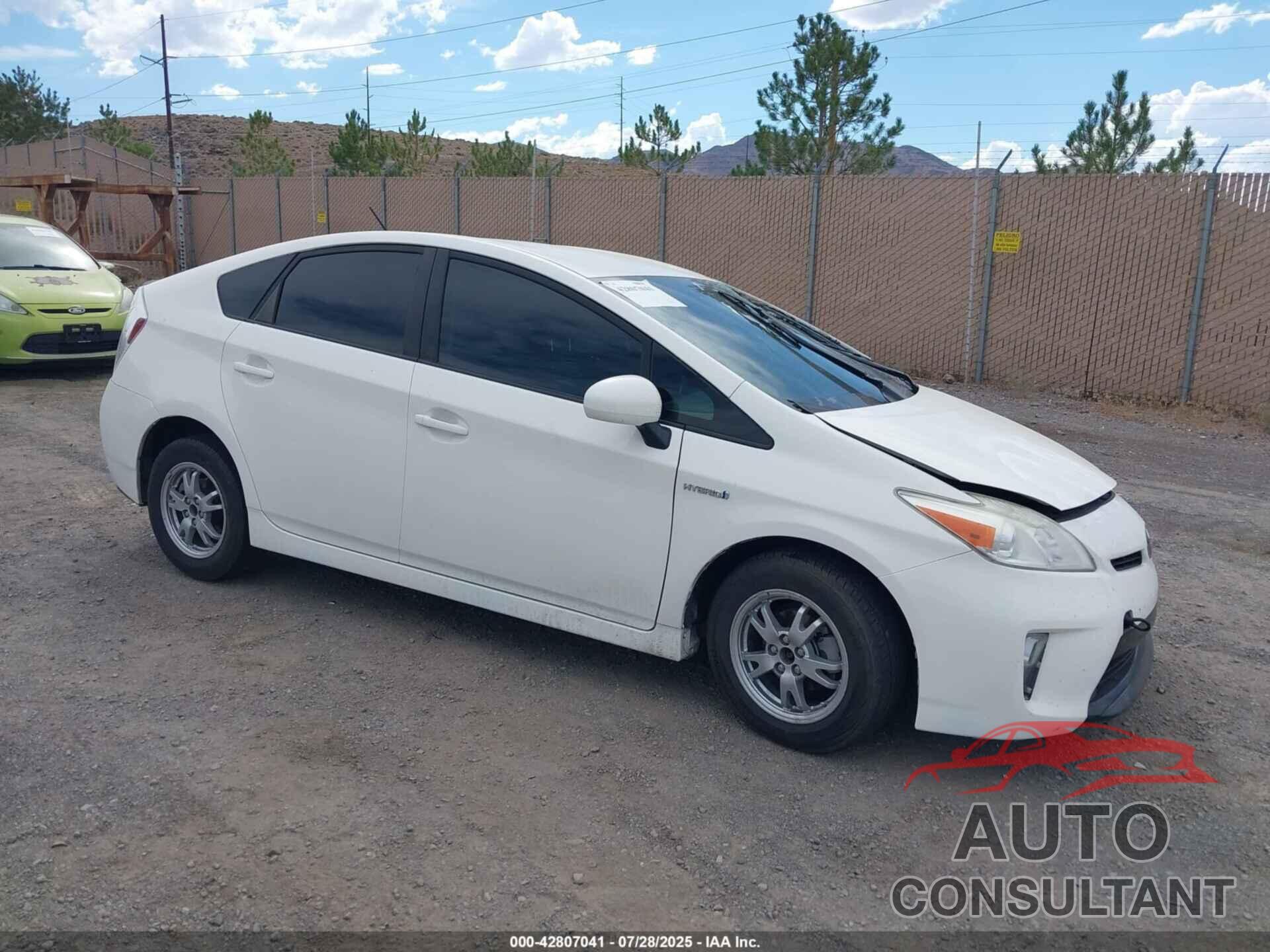 TOYOTA PRIUS 2013 - JTDKN3DU6D1649293