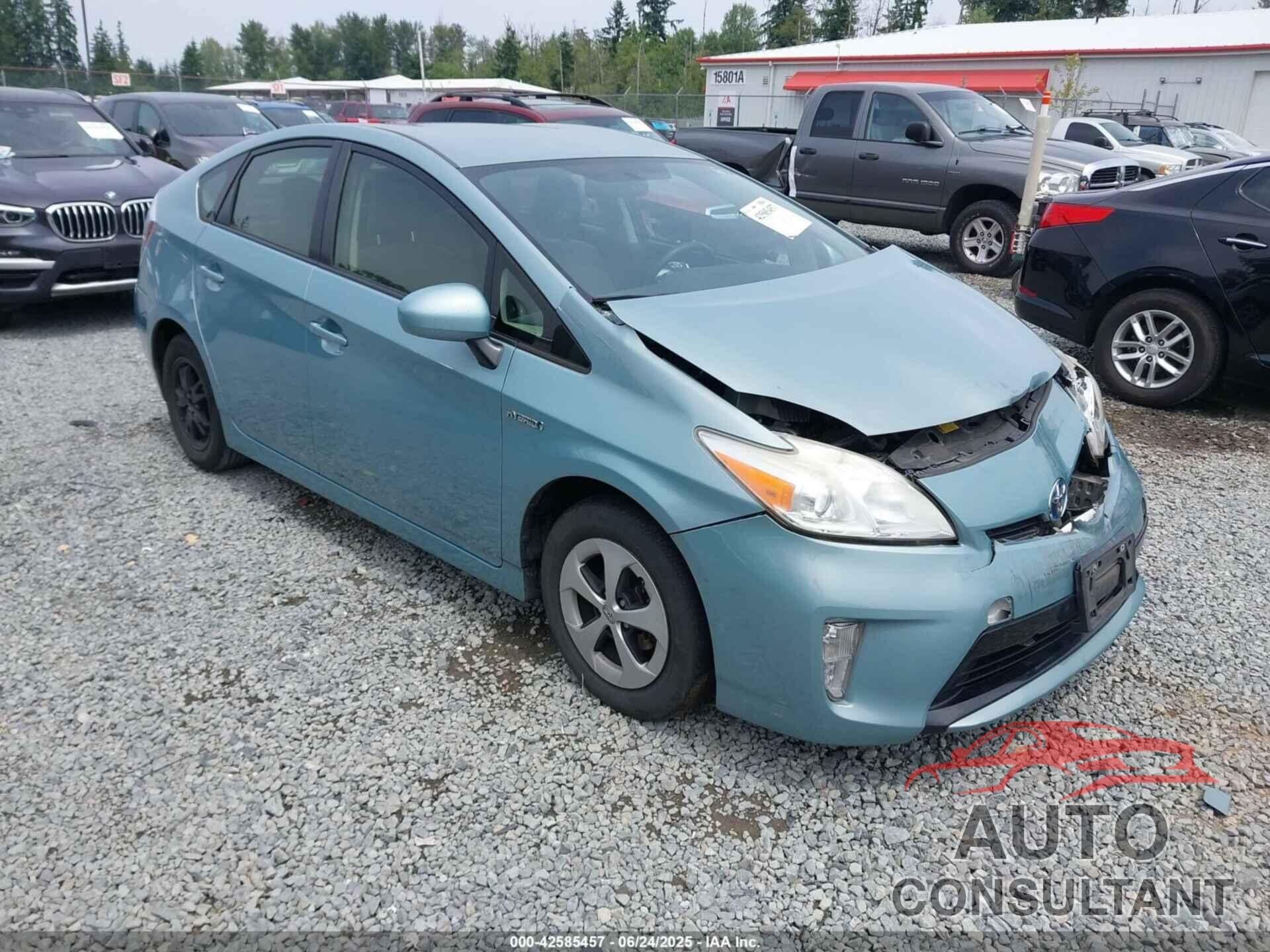TOYOTA PRIUS 2012 - JTDKN3DUXC1508922