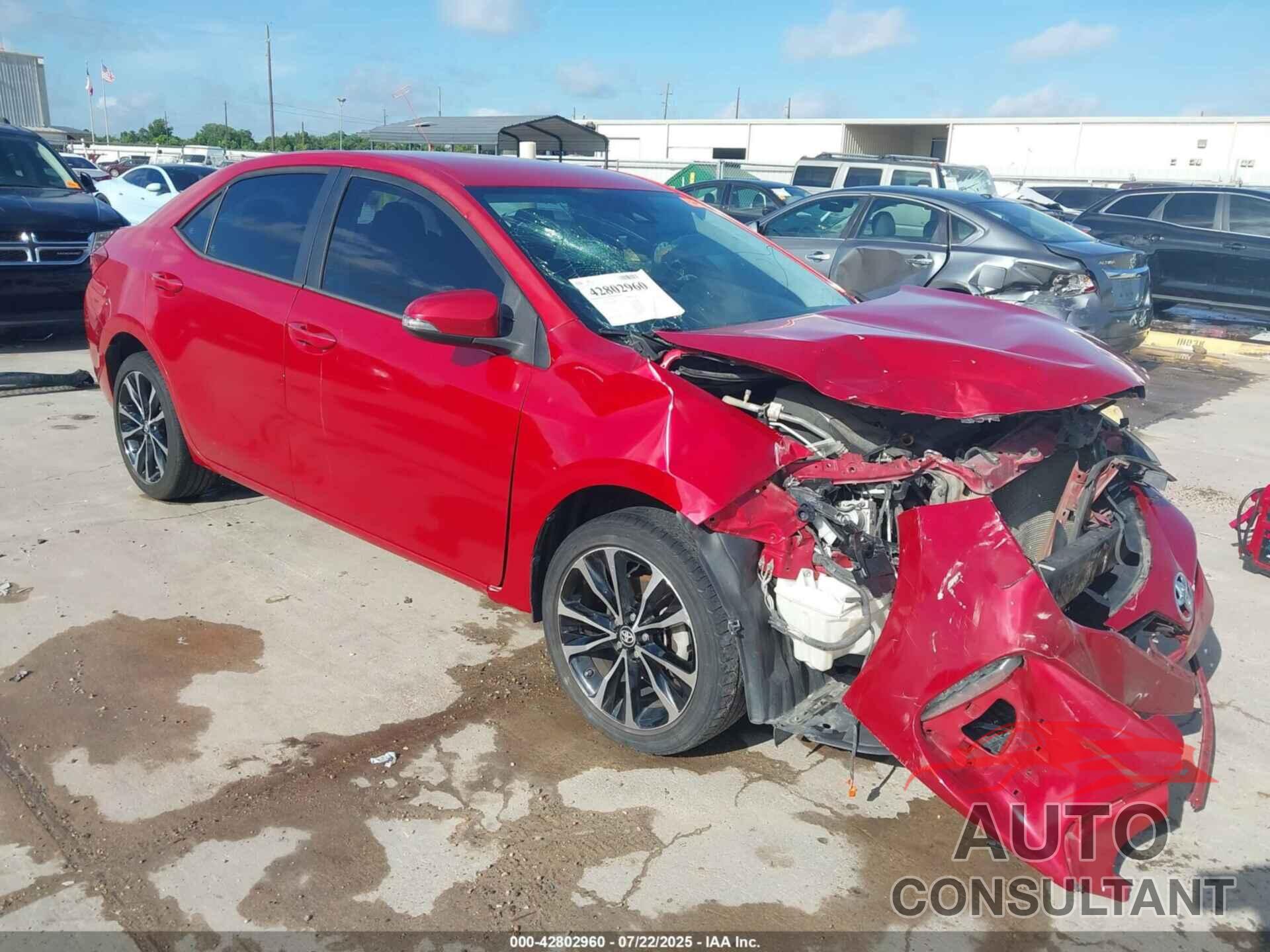 TOYOTA COROLLA 2019 - 5YFBURHE6KP948848
