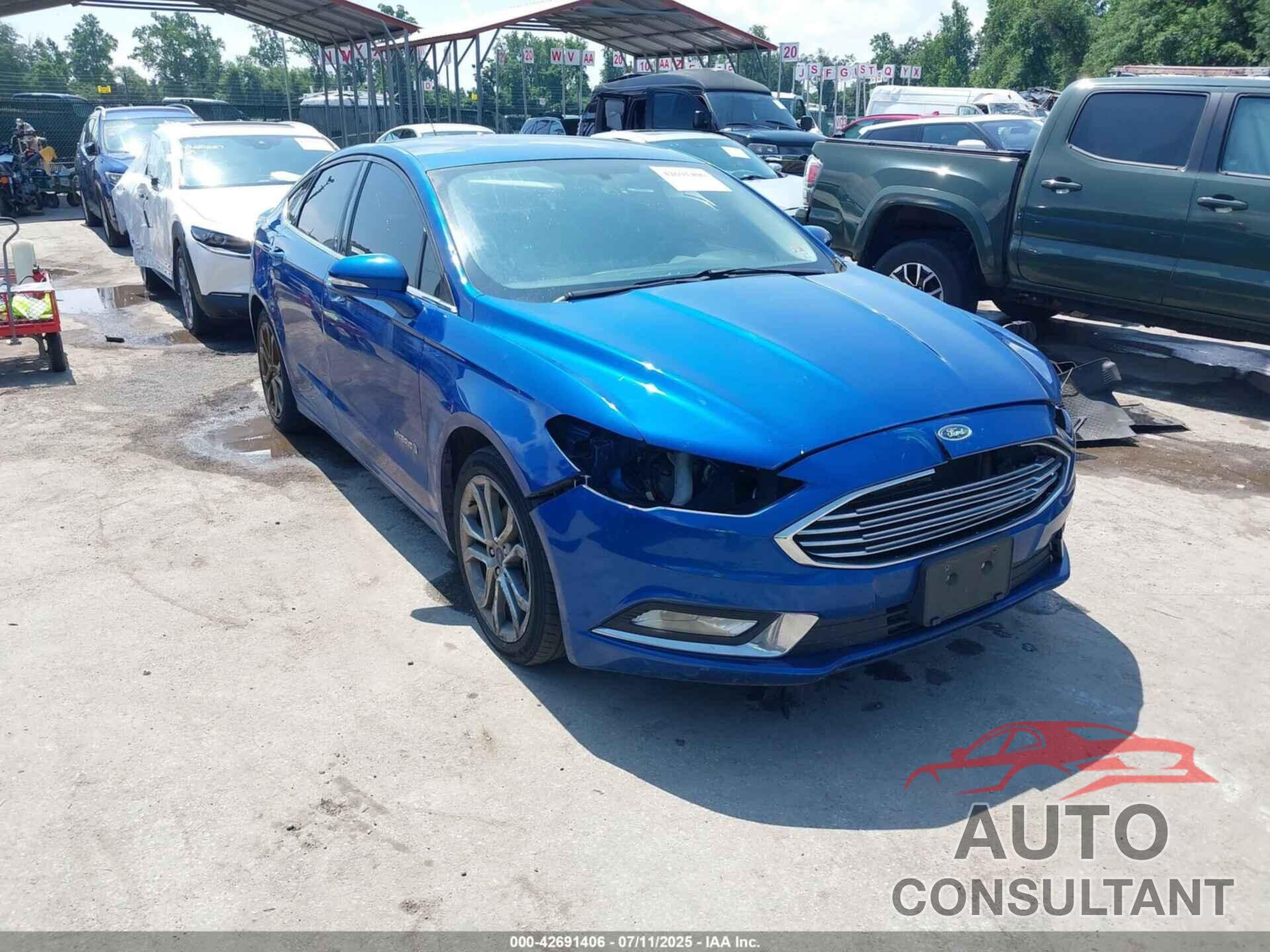 FORD FUSION HYBRID 2017 - 3FA6P0LU6HR271800