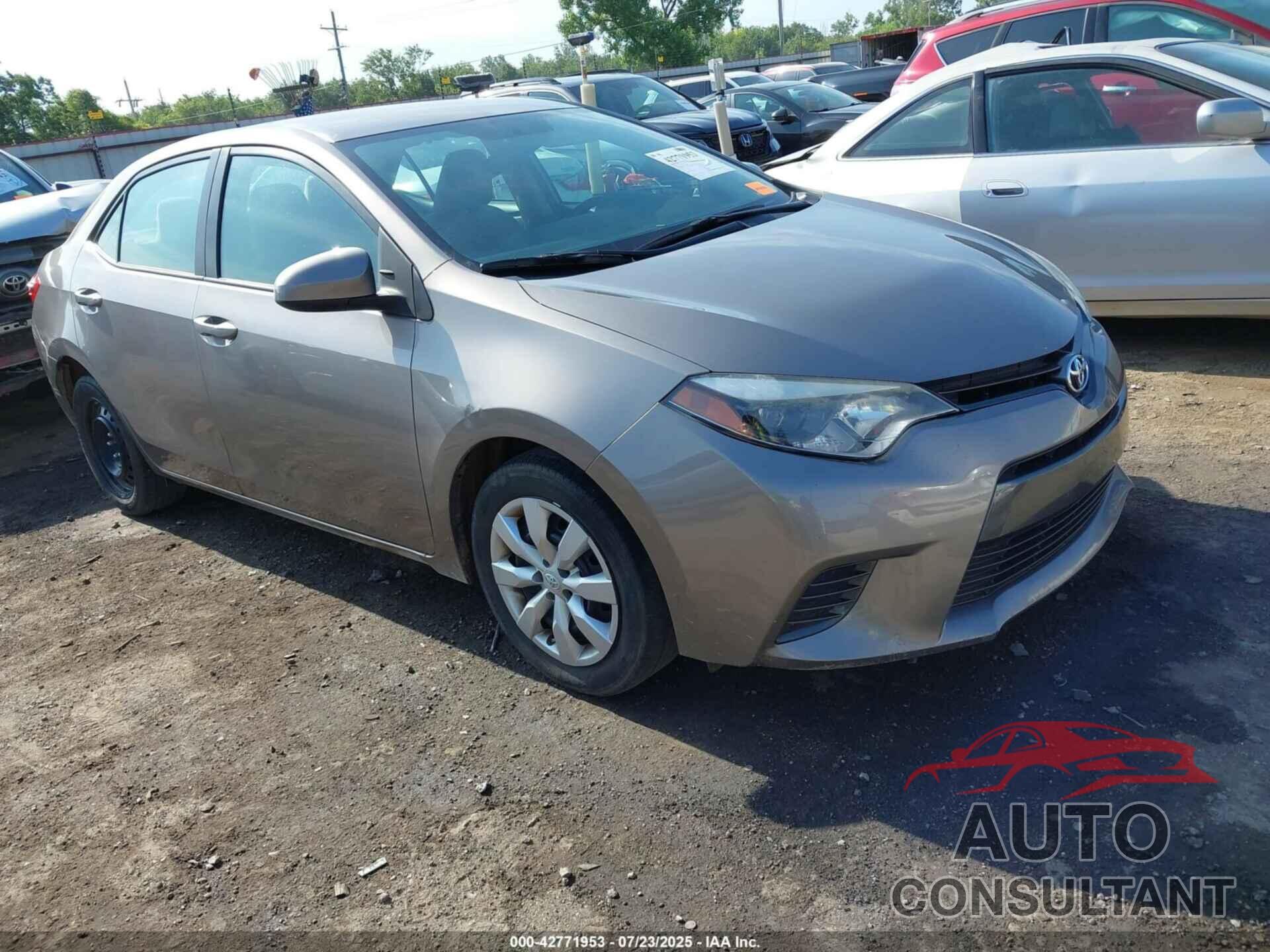 TOYOTA COROLLA 2015 - 5YFBURHE3FP349959