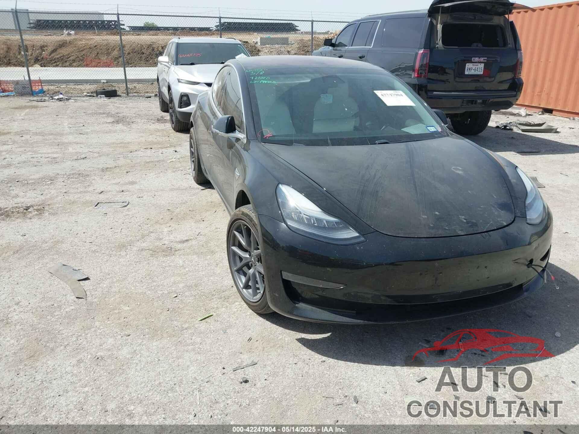 TESLA MODEL 3 2019 - 5YJ3E1EAXKF312000