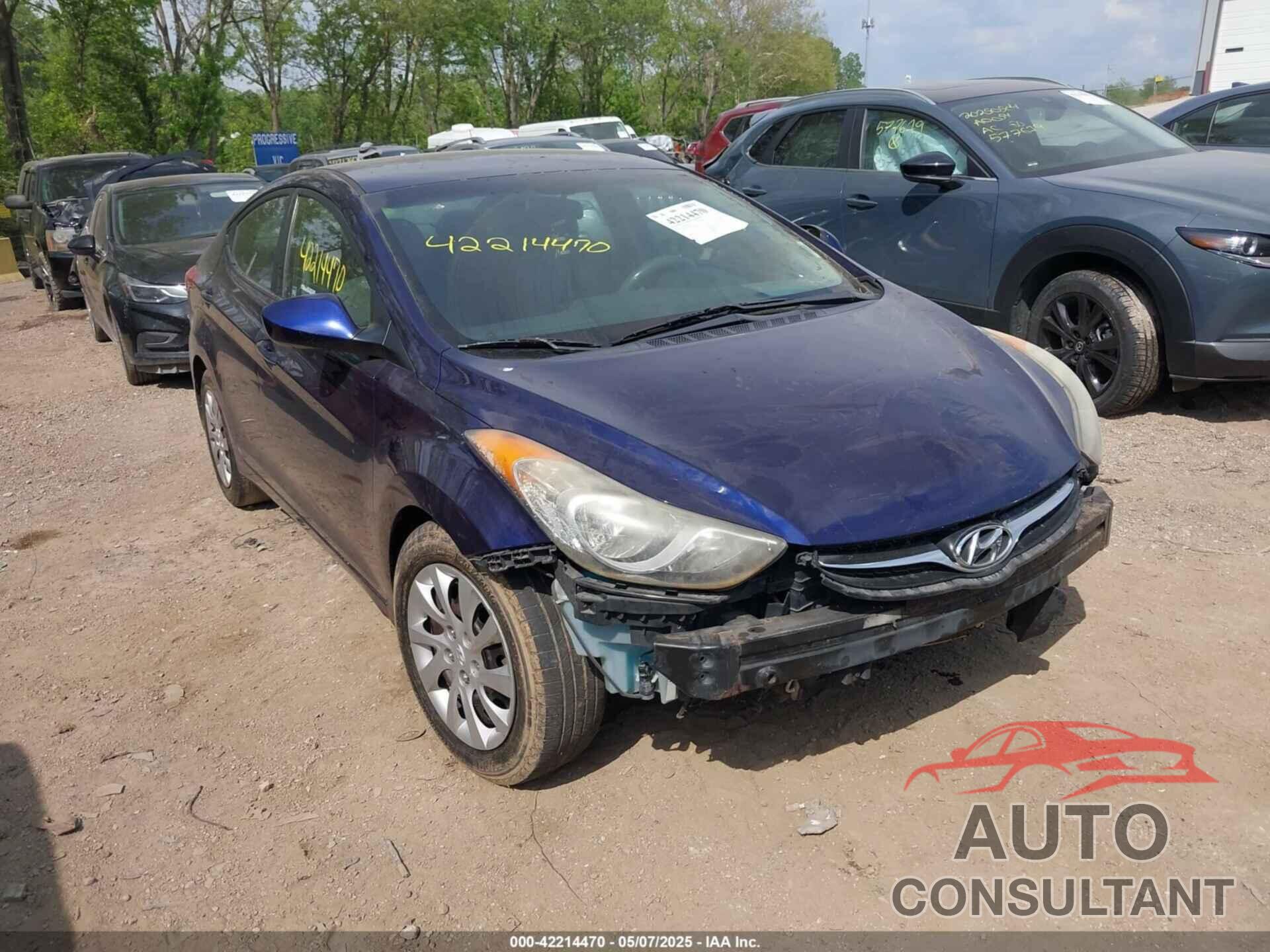 HYUNDAI ELANTRA 2013 - 5NPDH4AE5DH182993
