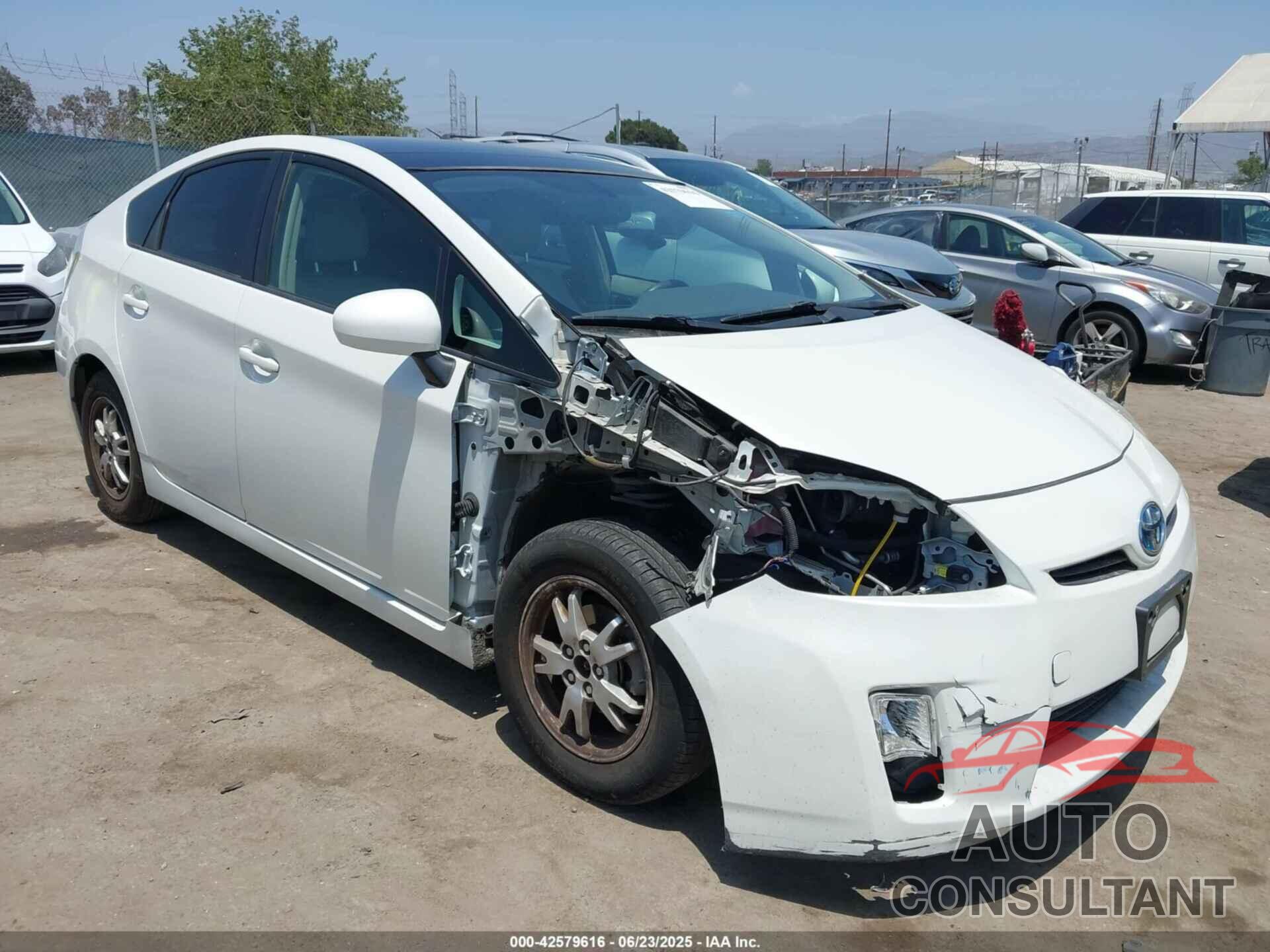 TOYOTA PRIUS 2010 - JTDKN3DU4A1086644