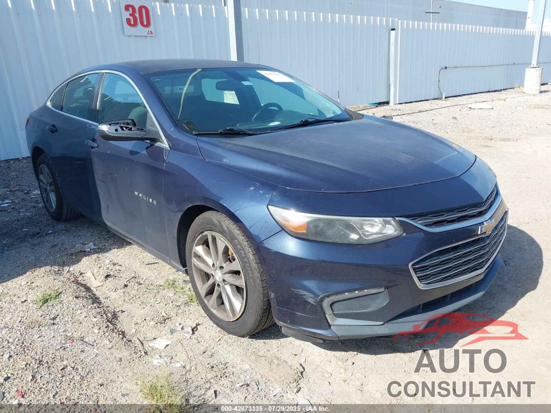 CHEVROLET MALIBU 2016 - 1G1ZE5ST9GF317434