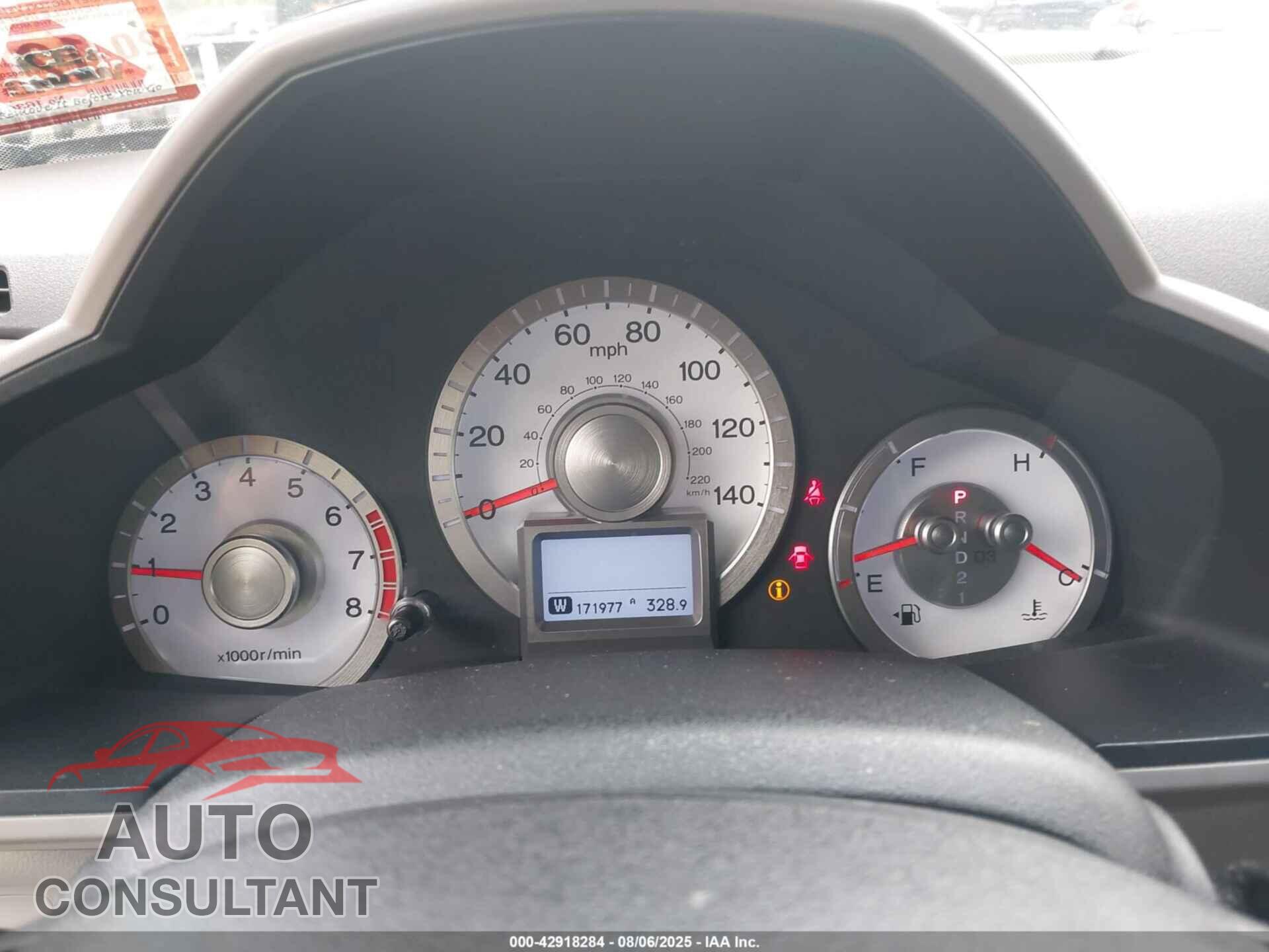 HONDA PILOT 2011 - 5FNYF4H79BB045193